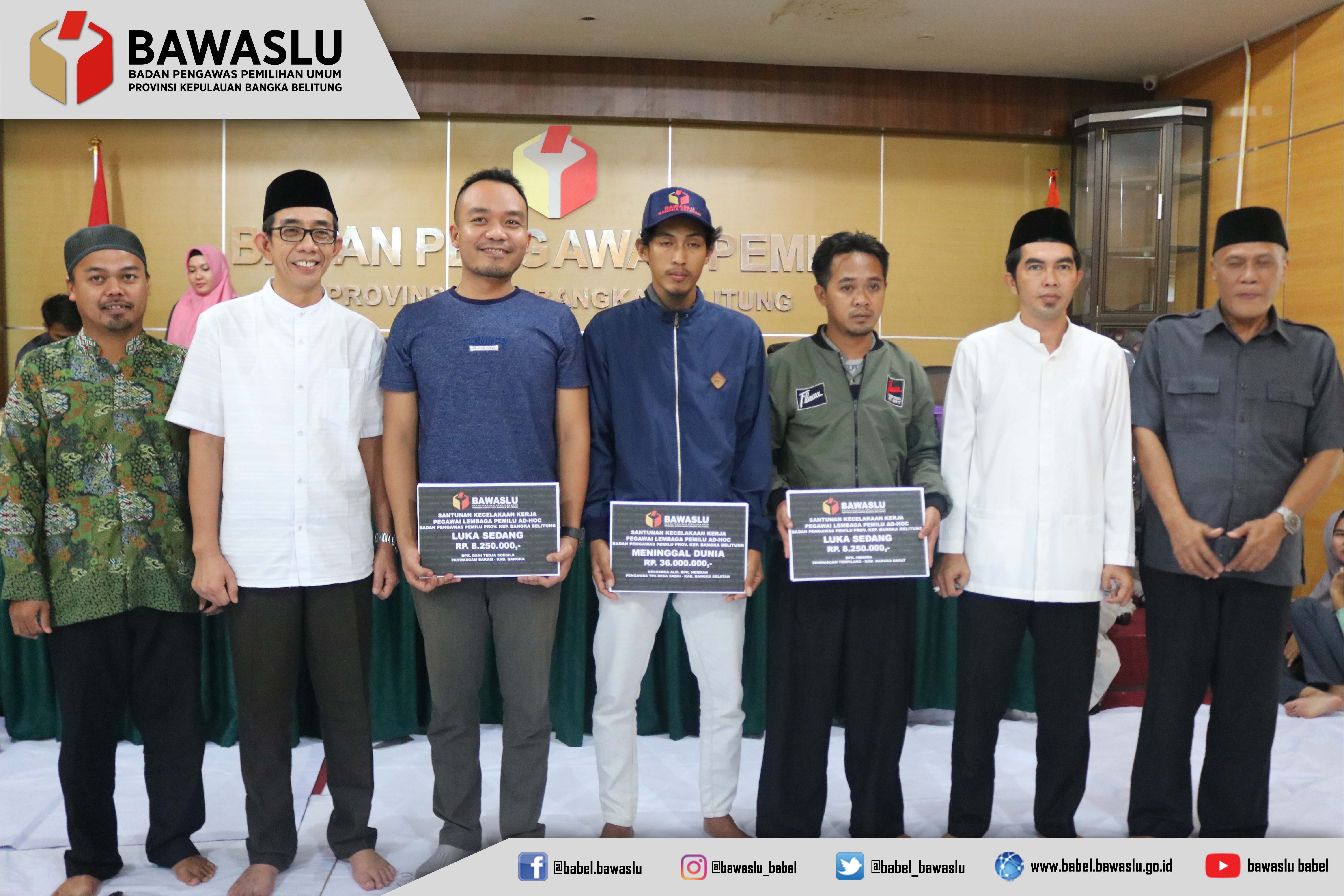 BAWASLU BABEL GELAR BUKA PUASA BERSAMA DENGAN JAJARAN BAWASLU DAN INSAN PERS