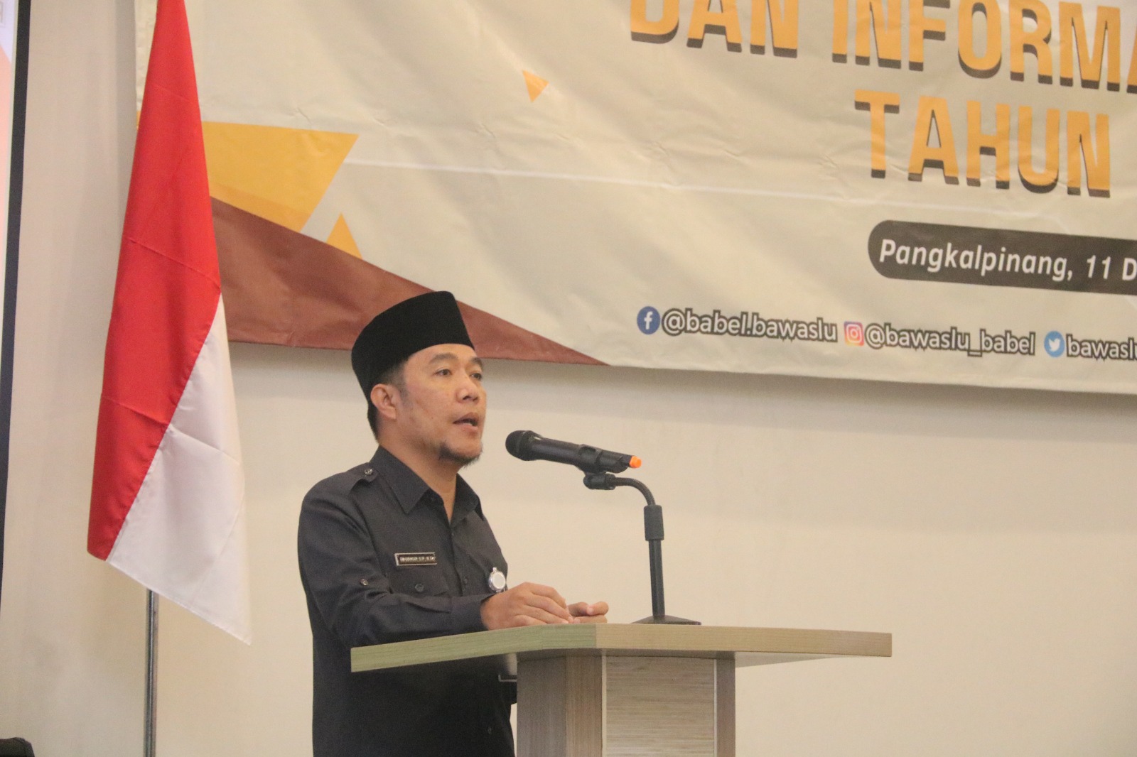 Osykar Minta Peserta Sosialisasi Pelayanan Data Informasi Publik Manfaatkan Sarana Informasi Bawaslu Babel