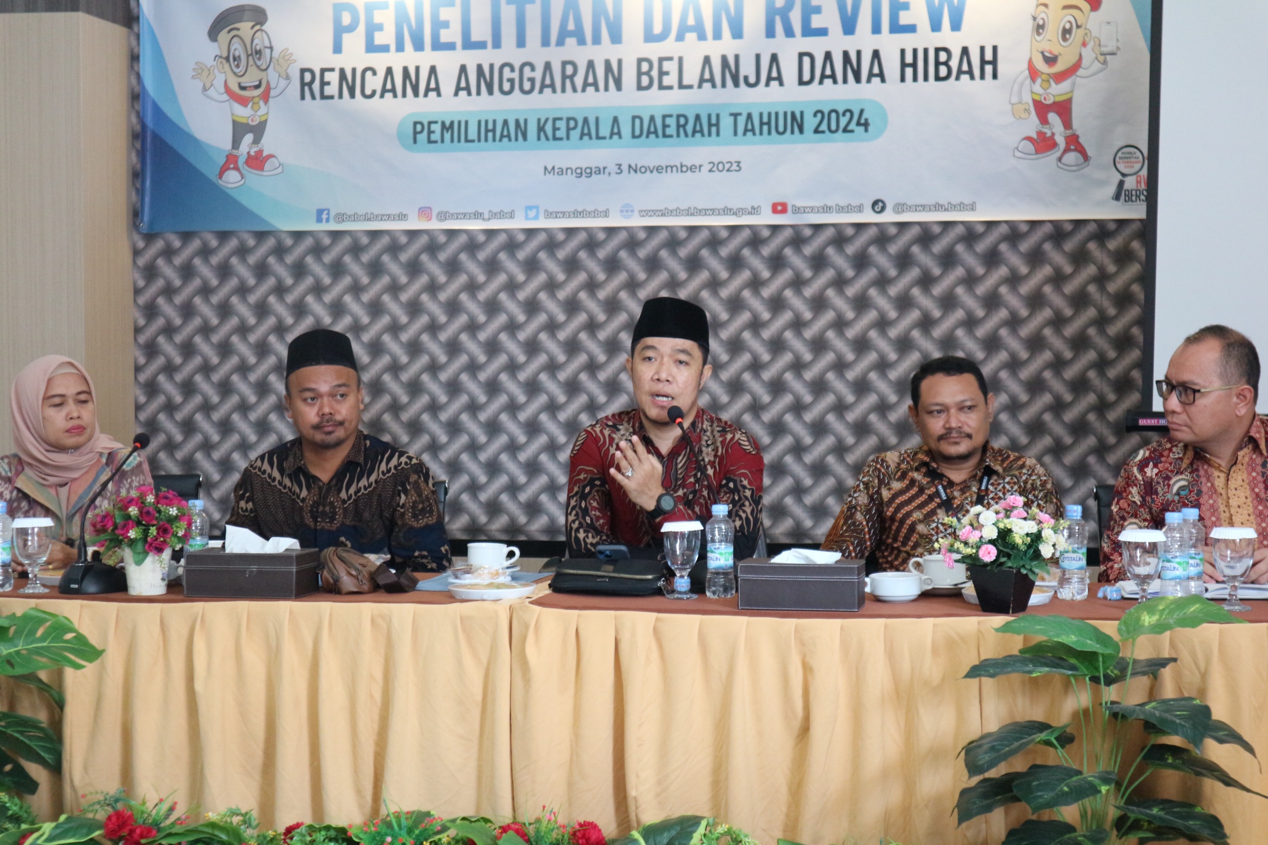 Ketua Bawaslu Babel: Dana Pilkada Harus Digunakan Secara Proporsional Dan Profesional