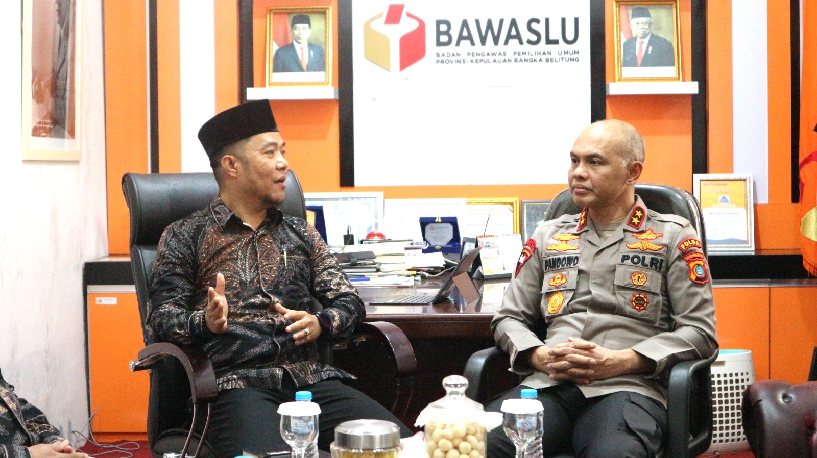 Bawaslu Babel Nyatakan Siap Sinergi Saat Terima Kunjungan Kapolda Baru