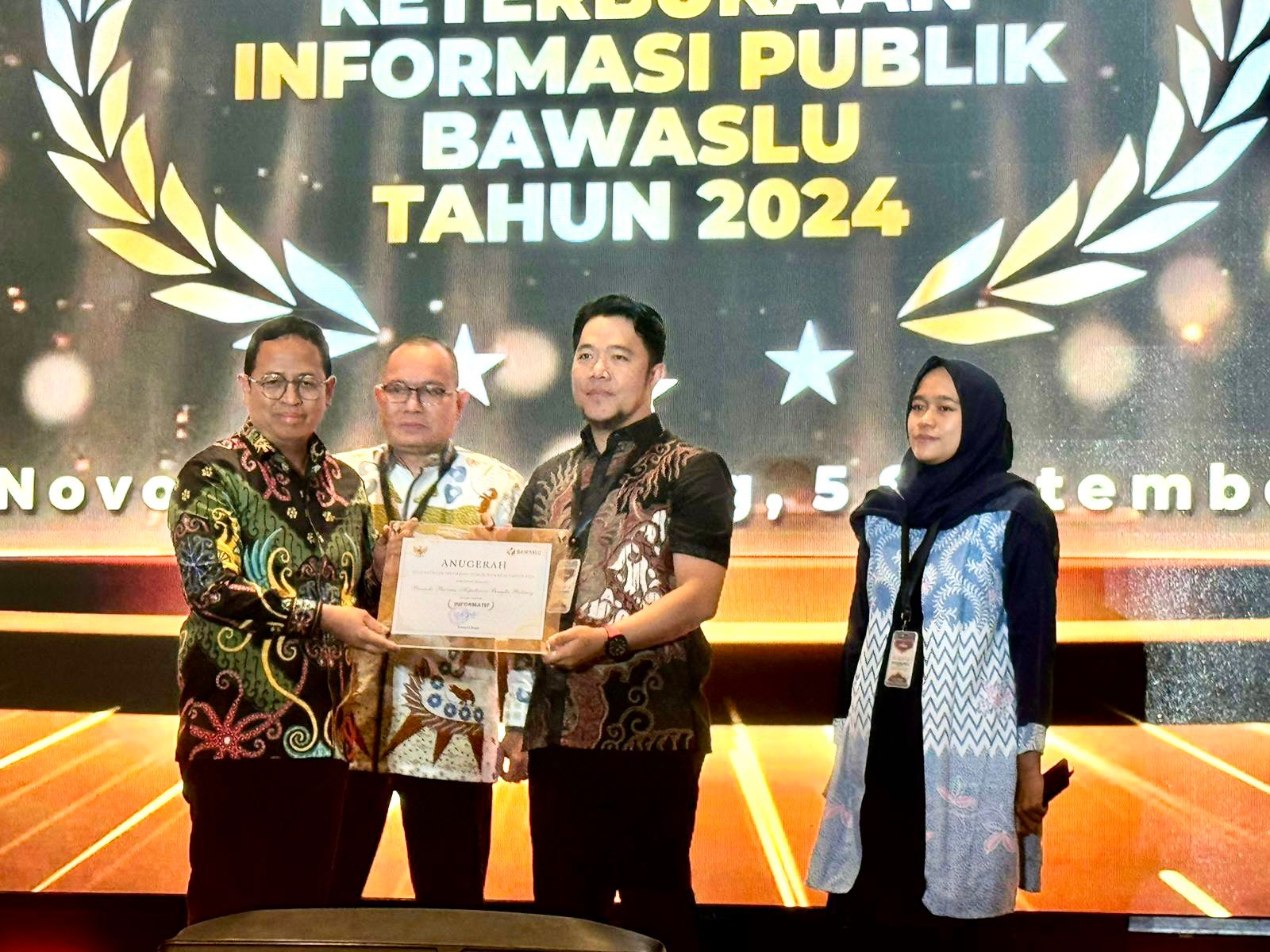 Kembali Raih Predikat Informatif, Bawaslu Babel Semakin Transparan