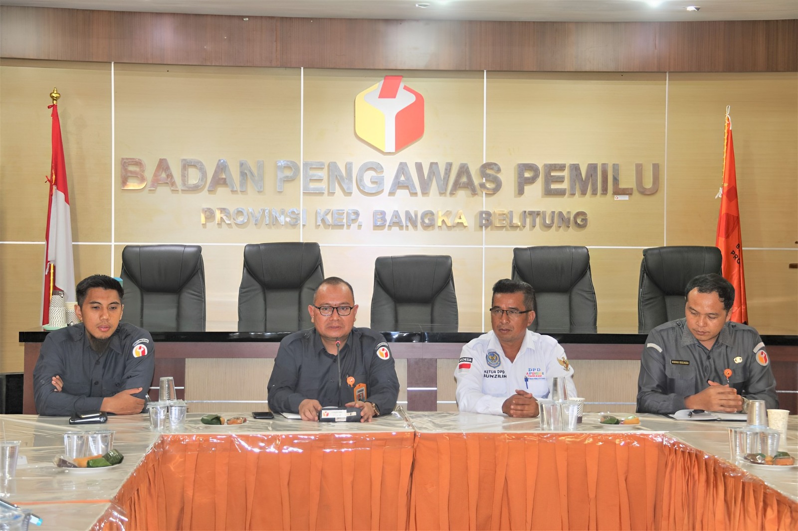 Terima Audiensi APDESI Babel, Bawaslu Babel Ajak Kawal Proses Pemilu