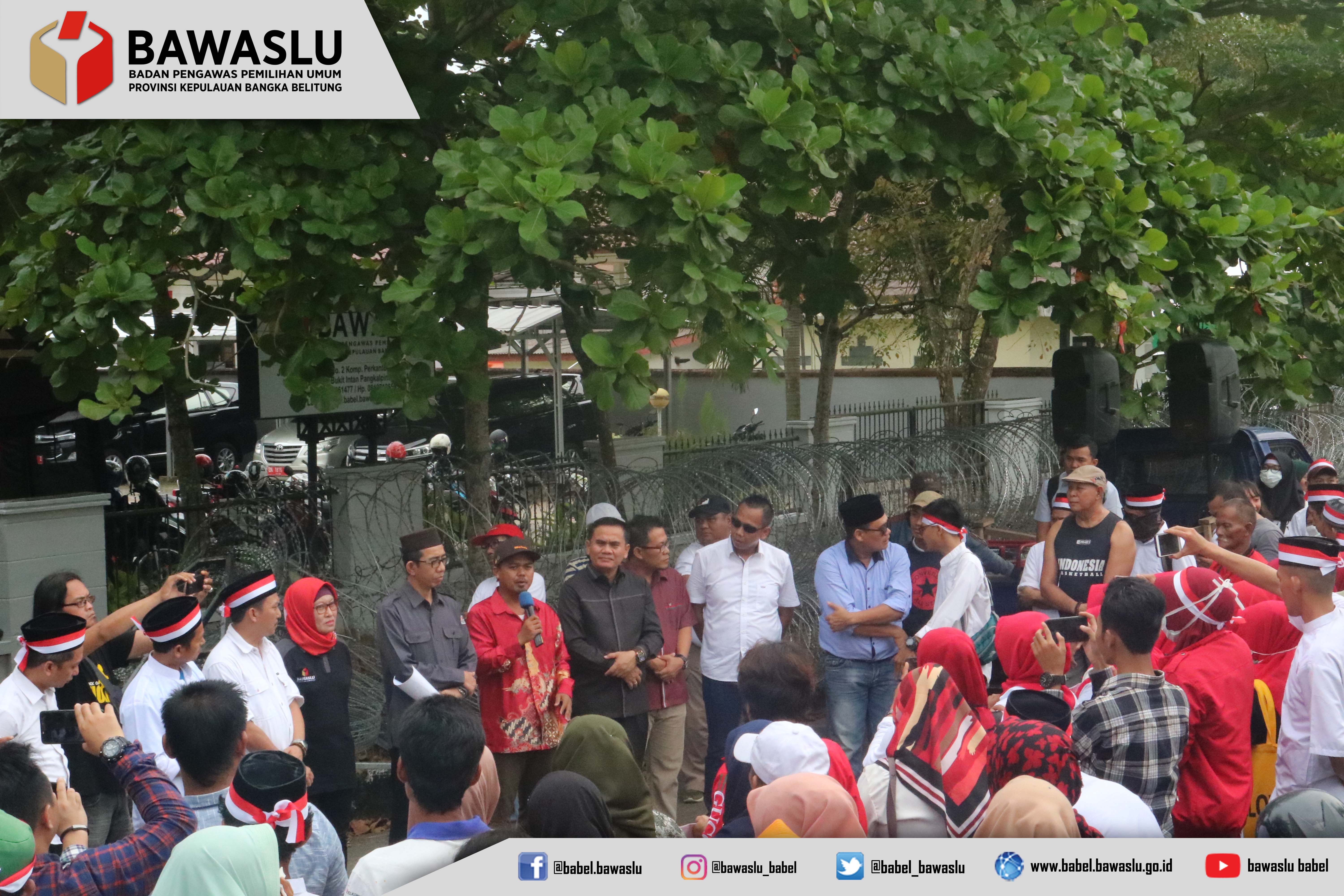 BAWASLU BABEL KEMBALI DAPAT DUKUNGAN DARI ALIANSI MASYARAKAT  DALAM MENGAWASI DEMOKRASI DI BABEL