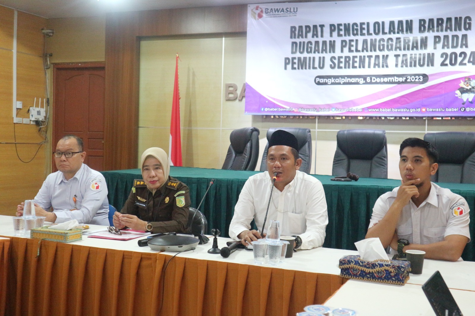 Bawaslu se-Babel Tingkatkan Pemahaman Barang Dugaan Pelanggaran Pemilu