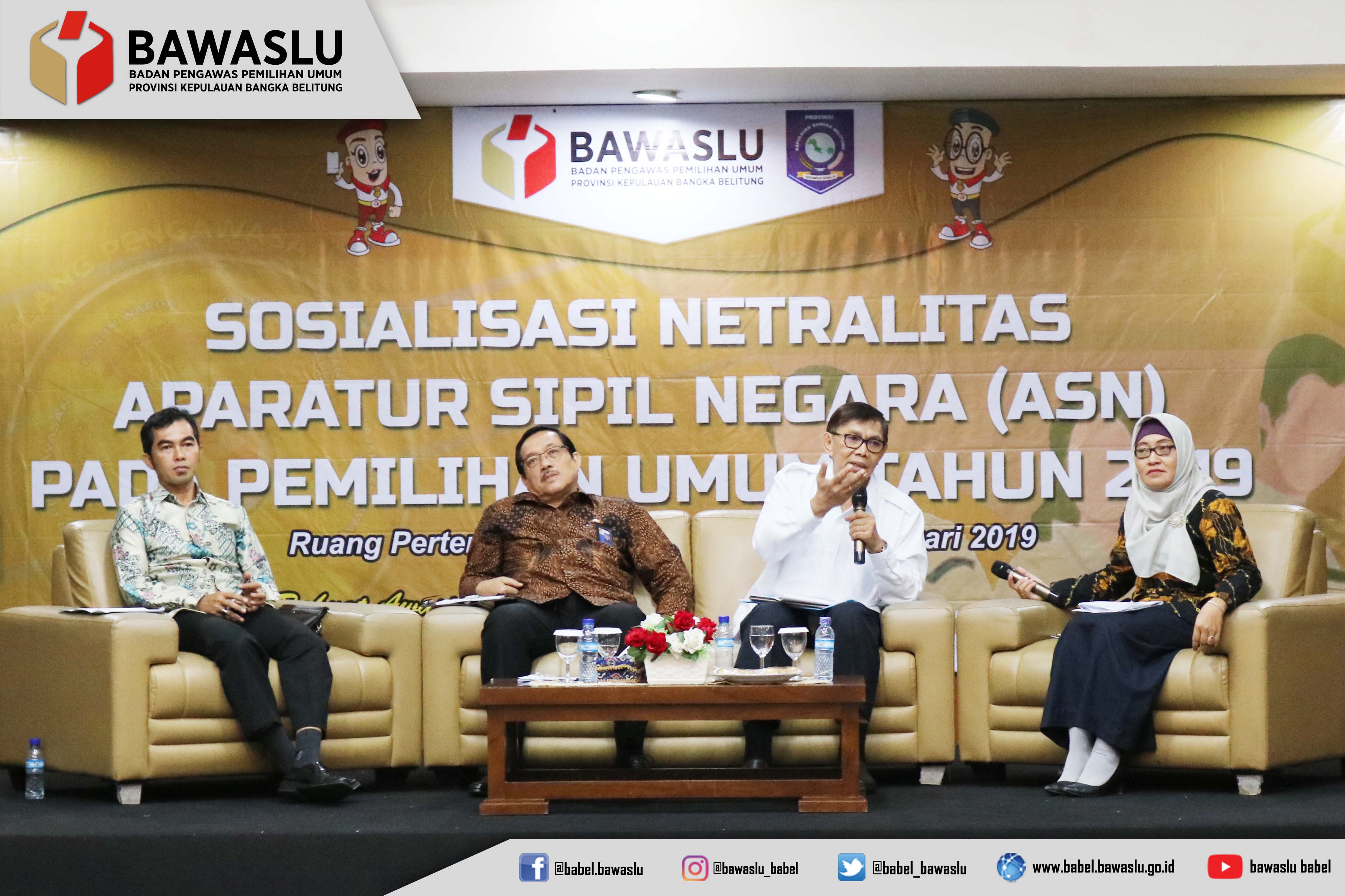 BAWASLU BABEL HIMBAU ASN UNTUK NETRAL