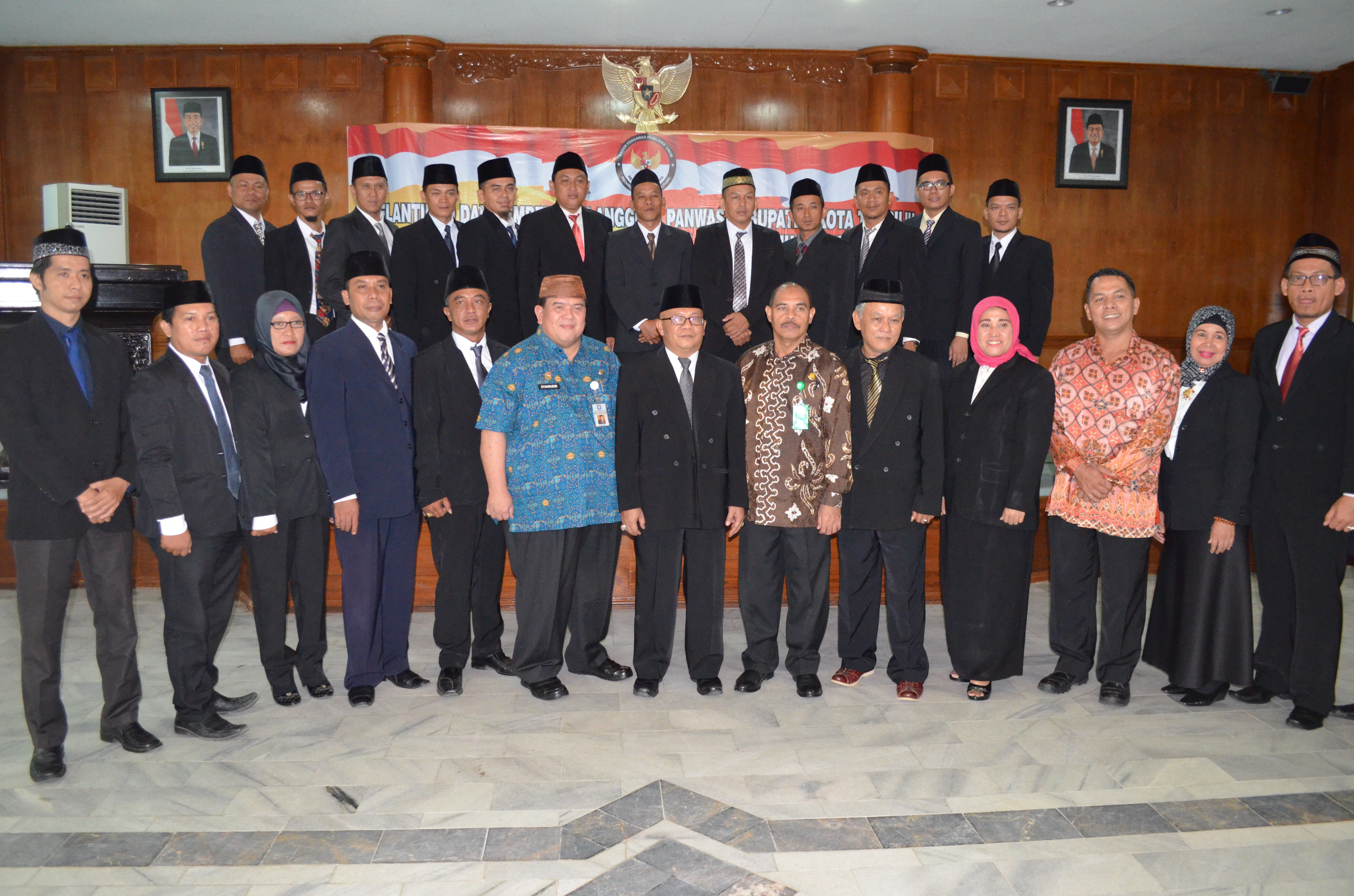 PANWASLU 7 KABUPATEN/KOTA TELAH DILANTIK DAN SIAP BEKERJA