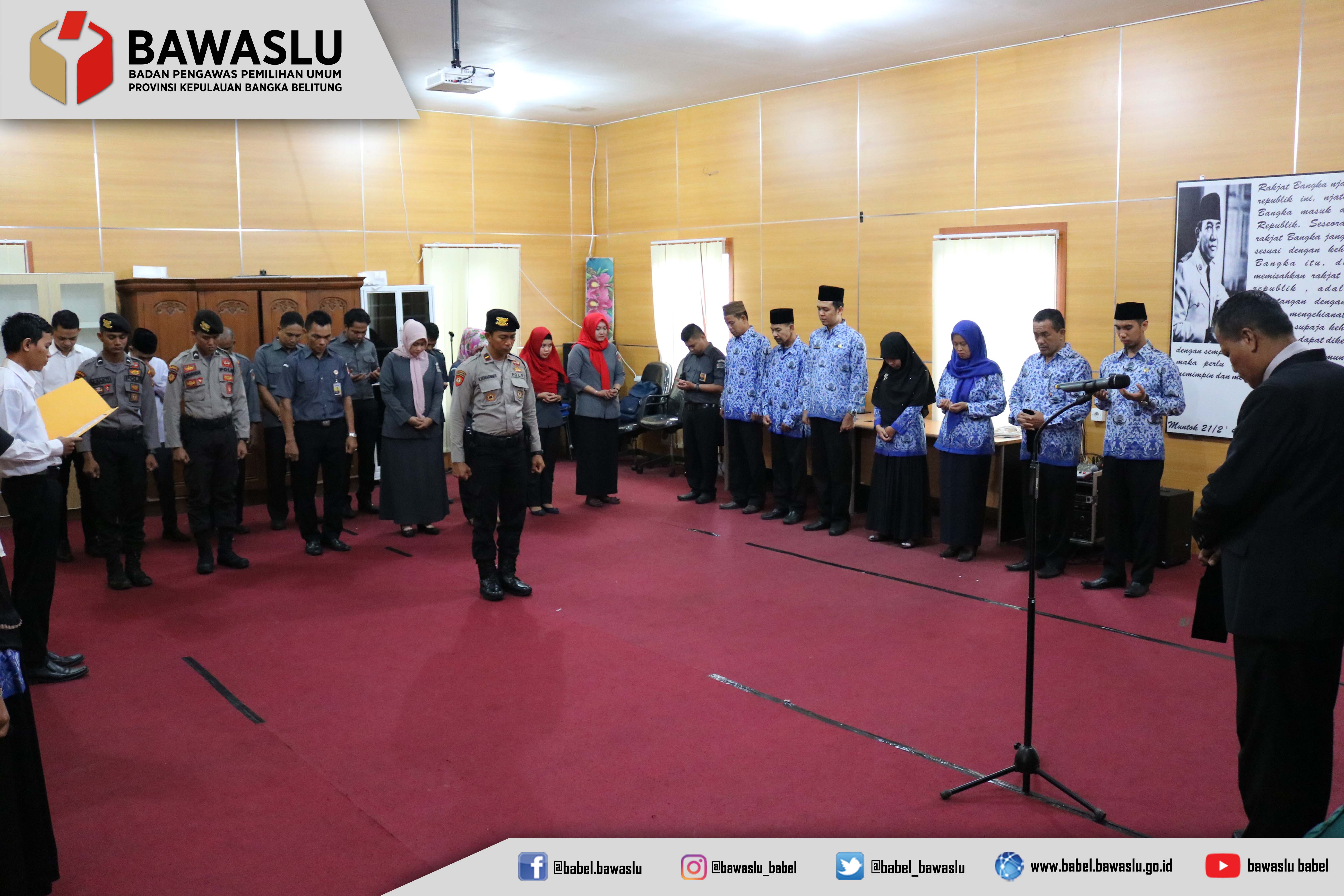 BAWASLU BABEL GELAR UPACARA PERINGATAN HARI LAHIRNYA PANCASILA