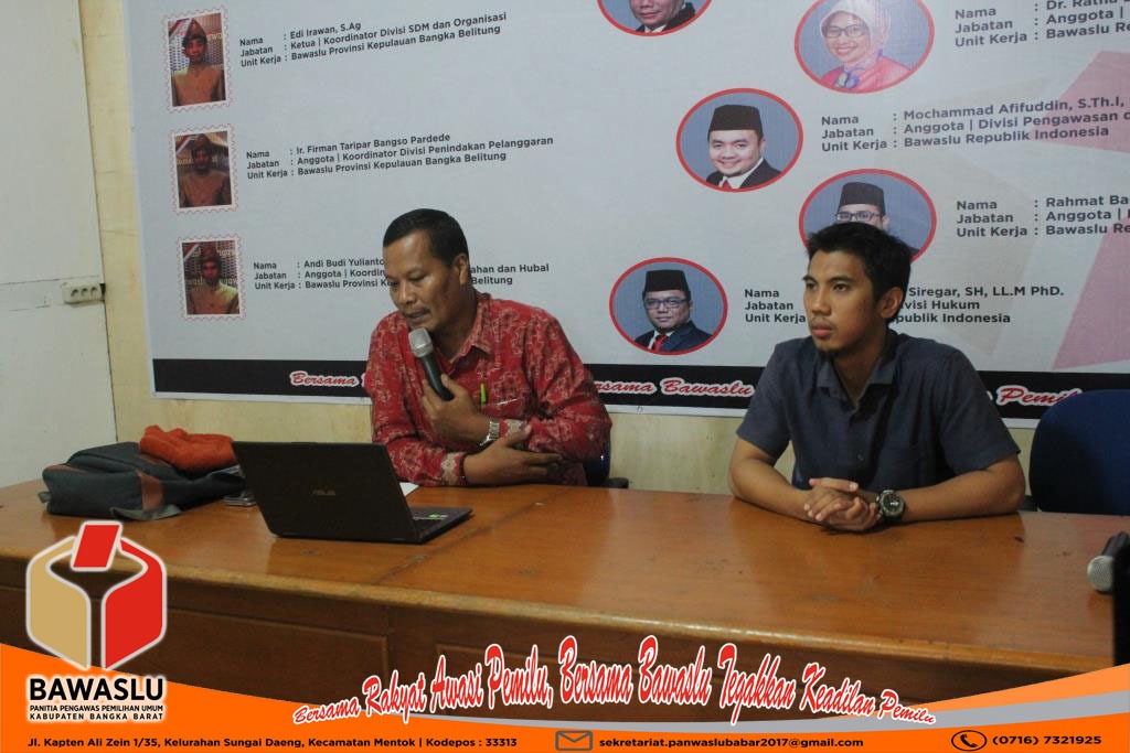 RAKERNIS PENANGANAN PELANGGARAN BERAKHIR DI MUNTOK