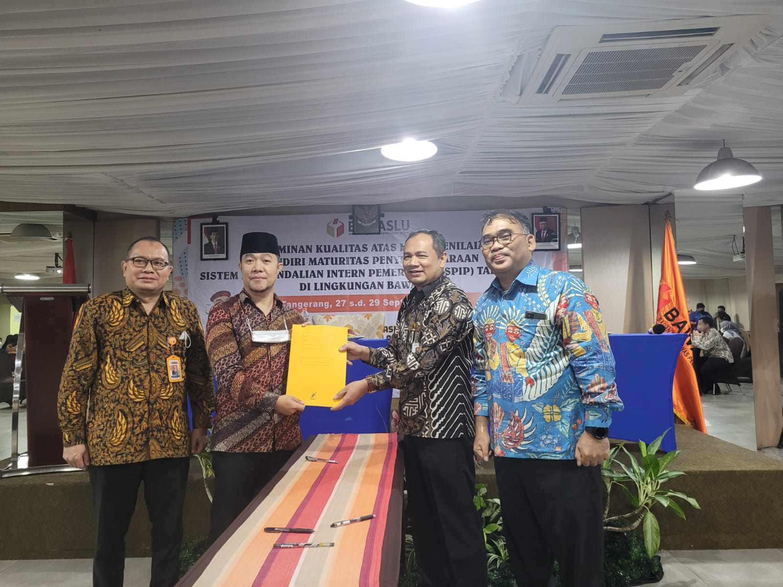 Bawaslu Babel Siap Dukung Bawaslu dalam Meraih maturitas SPIP di level Tiga