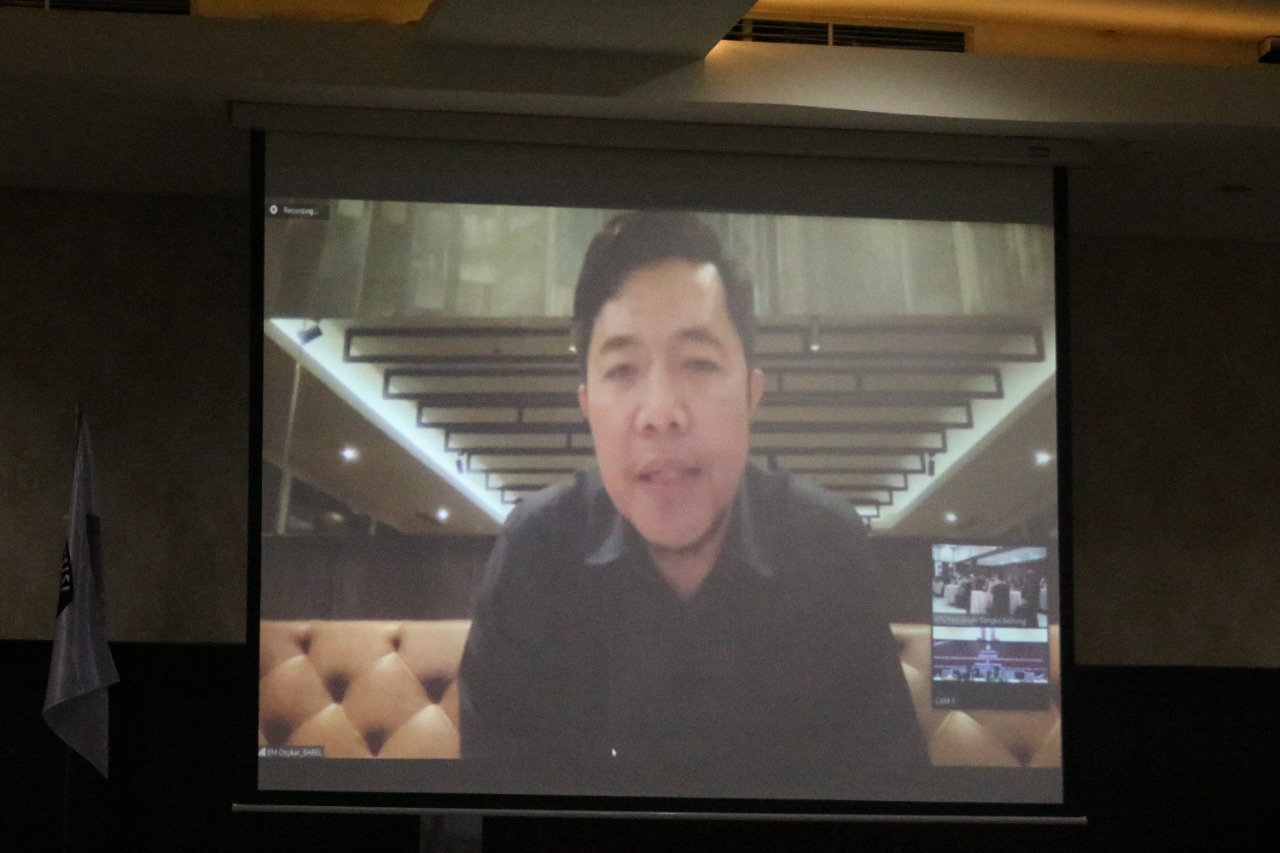 Ketua Bawaslu Babel Jabarkan Mekanisme Pengawasan Verifikasi Faktual dihadapan Jajaran KPU