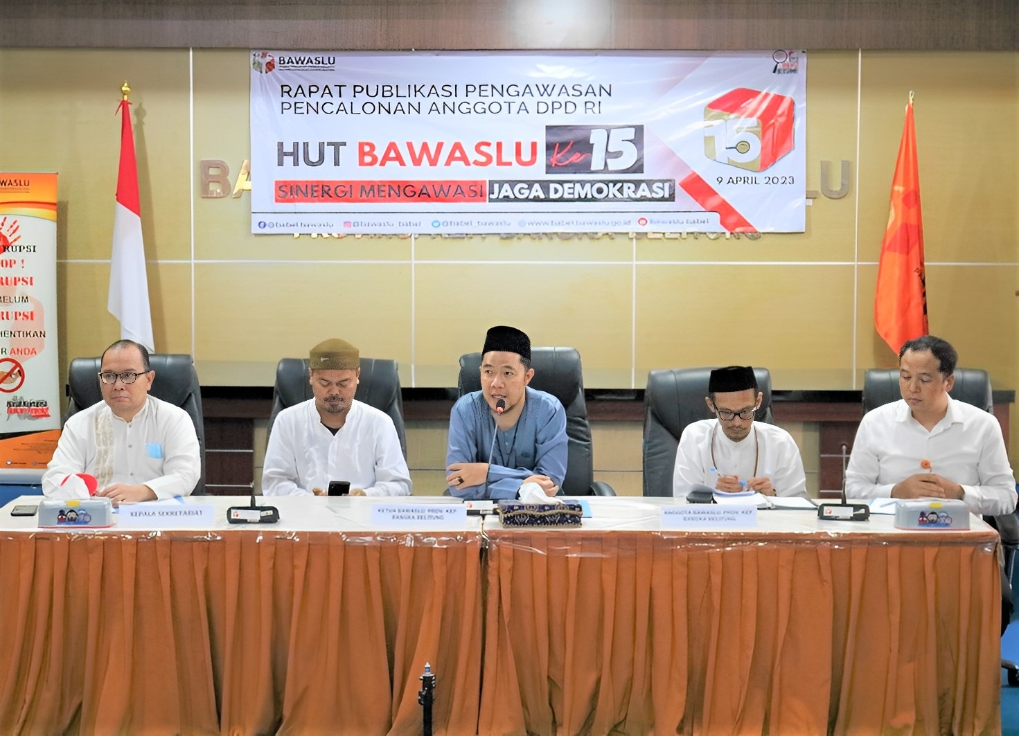 Peringati HUT Bawaslu Ke-15, Osykar Berharap Sinergi Masyarakat