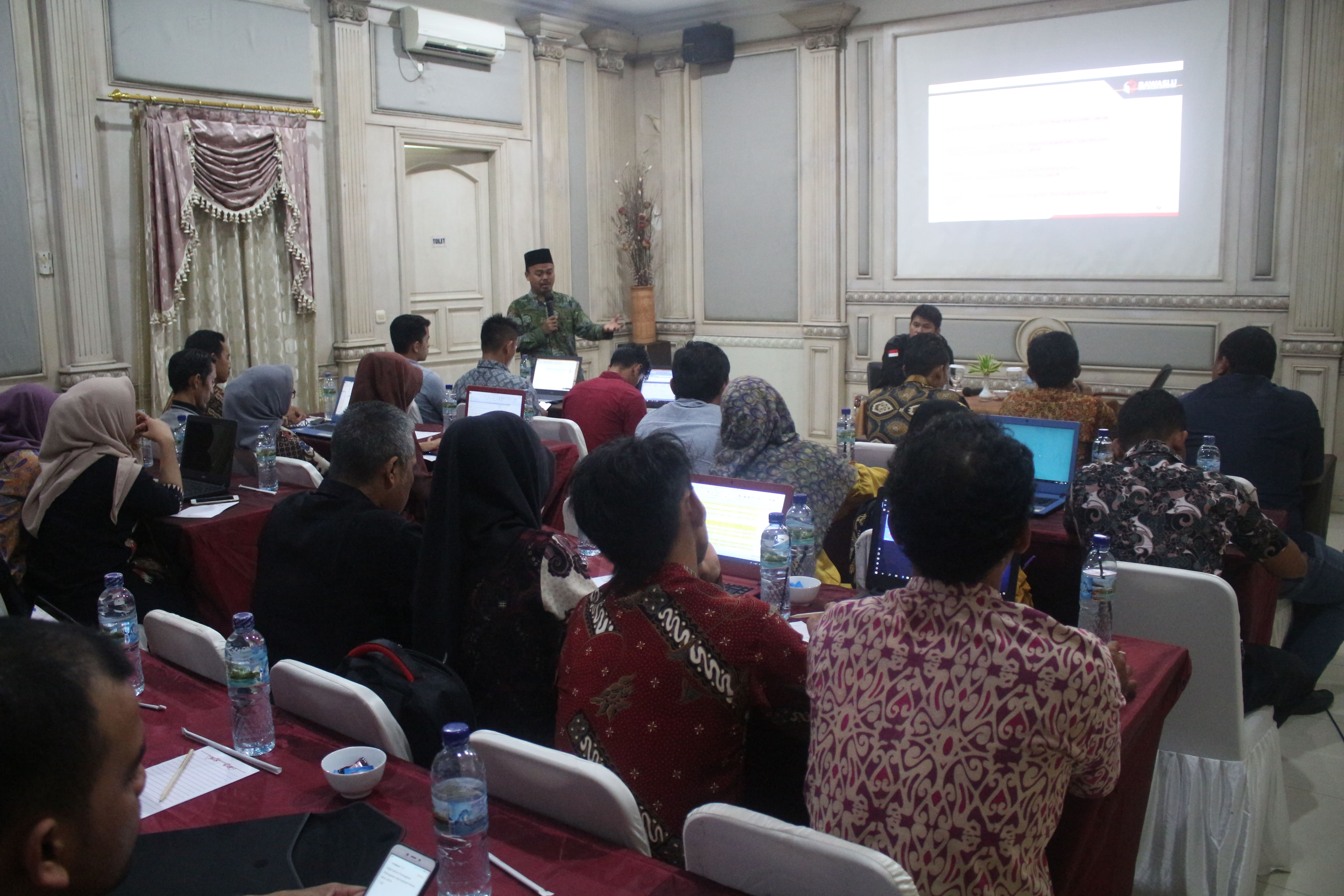 KABUPATEN BANGKA MENJADI AWAL DARI RAKERNIS PENANGANAN TEMUAN DAN LAPORAN PELANGGARAN PEMILU