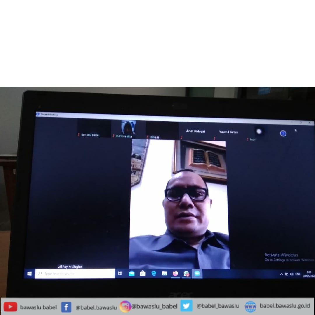 Kasek Bawaslu Babel Tegaskan Himbauan Jajaran Bawaslu Dilarang Mudik