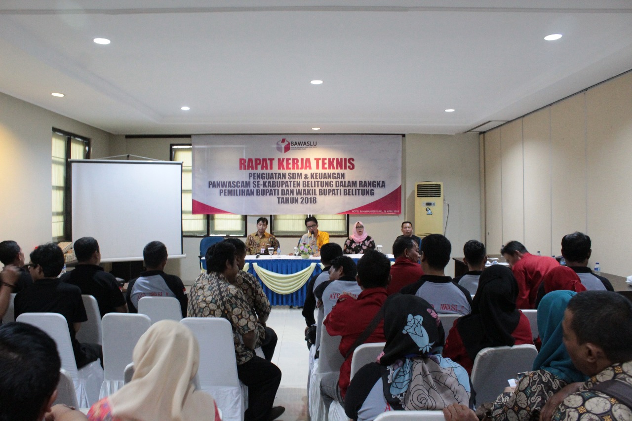 PENGUATAN SDM & KEUANGAN PANWASLU KAB. BELITUNG