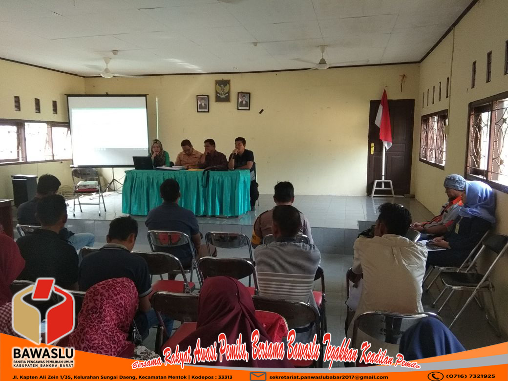 PANWASLU BABAR HIMBAU PASTIKAN REKAPITULASI DPHP SESUAI DENGAN PEMUTAKHIRAN MATA PILIH