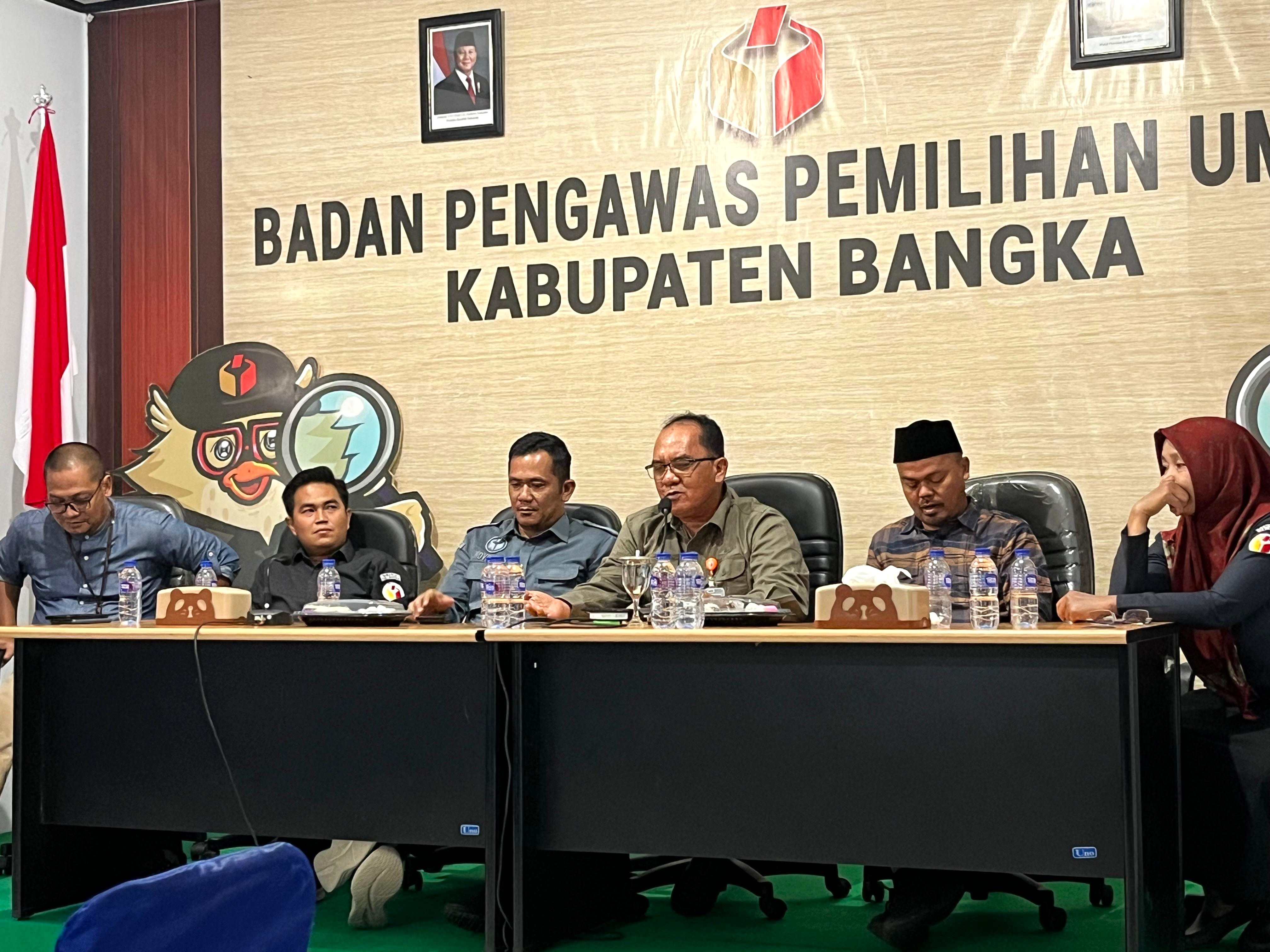 Bawaslu Babel Bersama Bawaslu RI Berikan Penguatan Kesiapan Menghadapi Pemilihan Ulang di Bangka