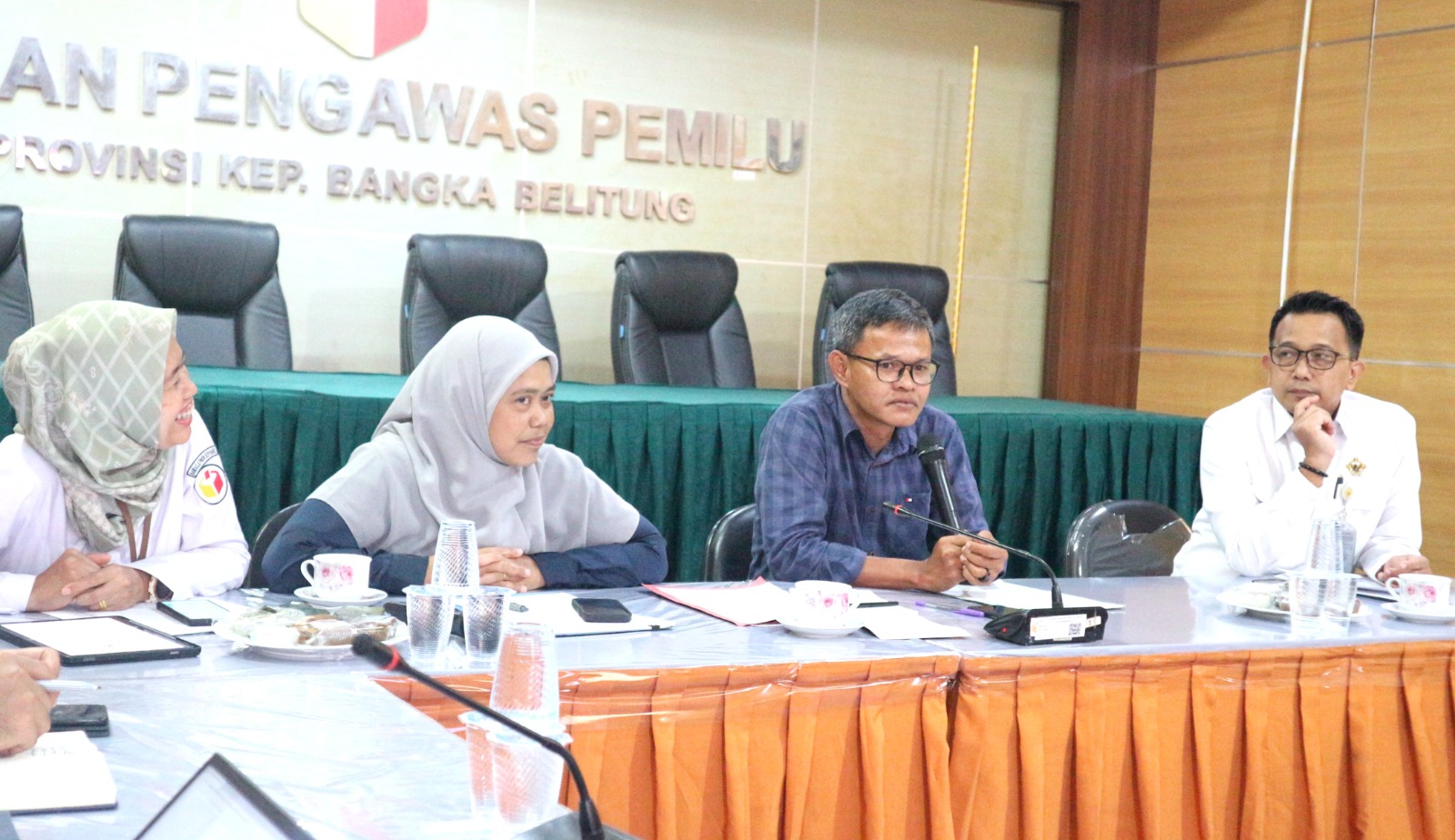 Bawaslu Babel Terima Tim BPK dalam Entry Meeting Pemeriksaan Pendahuluan Pilkada 2024