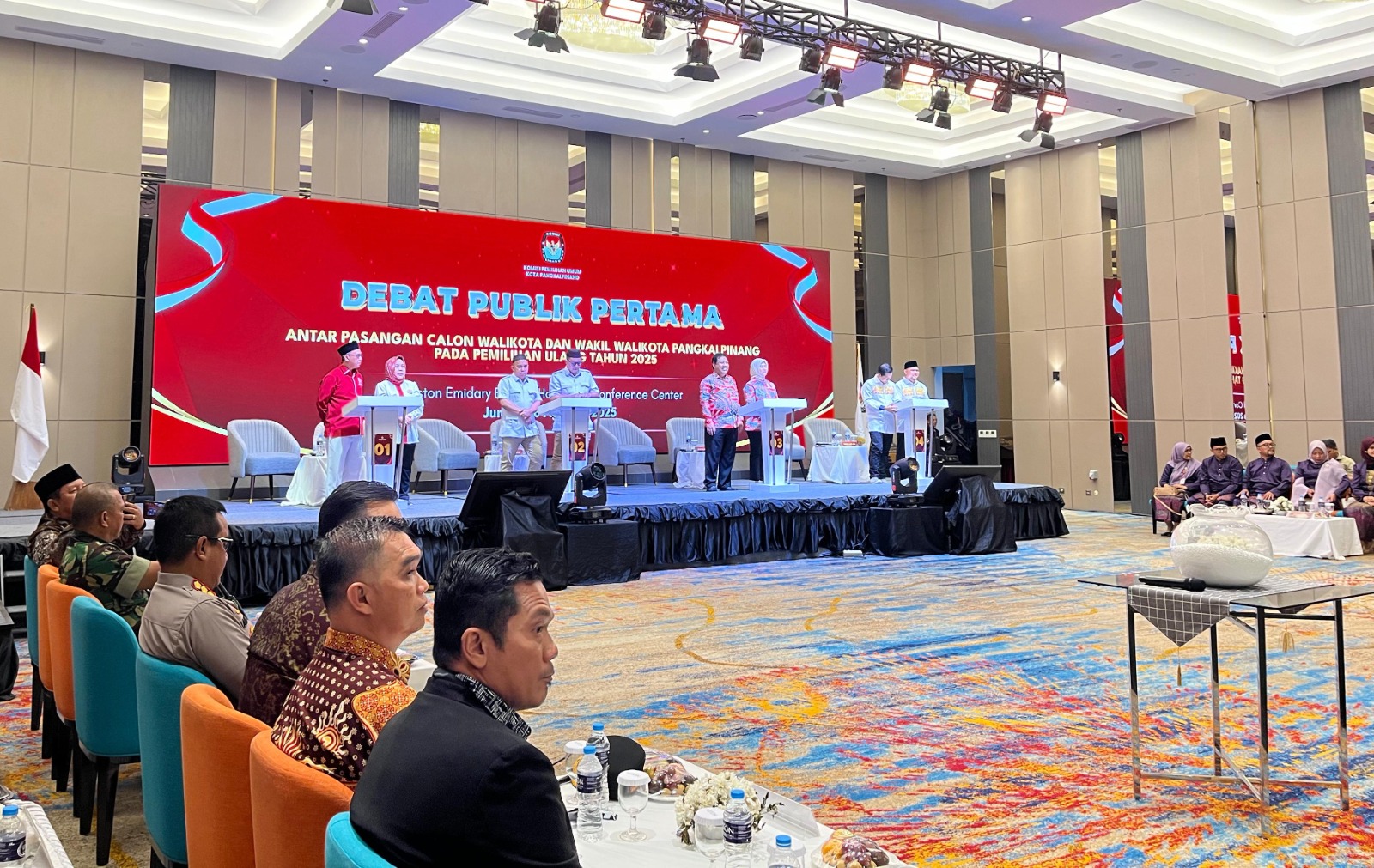 Anggota Bawaslu Babel Awasi Debat Publik Pertama Pilkada Ulang 2025 Kota Pangkalpinang