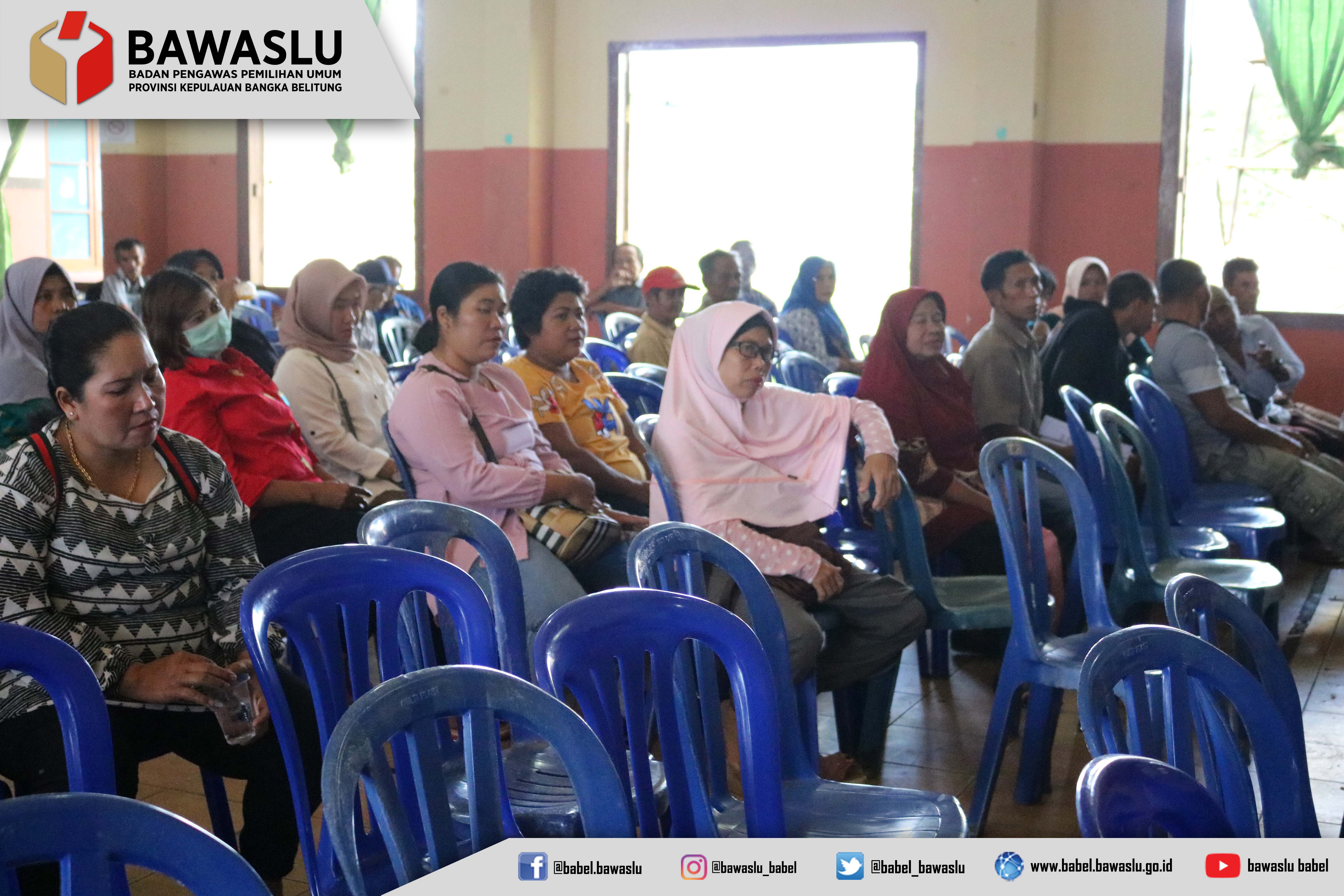 BAWASLU BABEL BERIKAN BIMTEK KEPADA SAKSI PAPRPOL DAN PRESIDEN SERTA WAKIL PRESIDEN