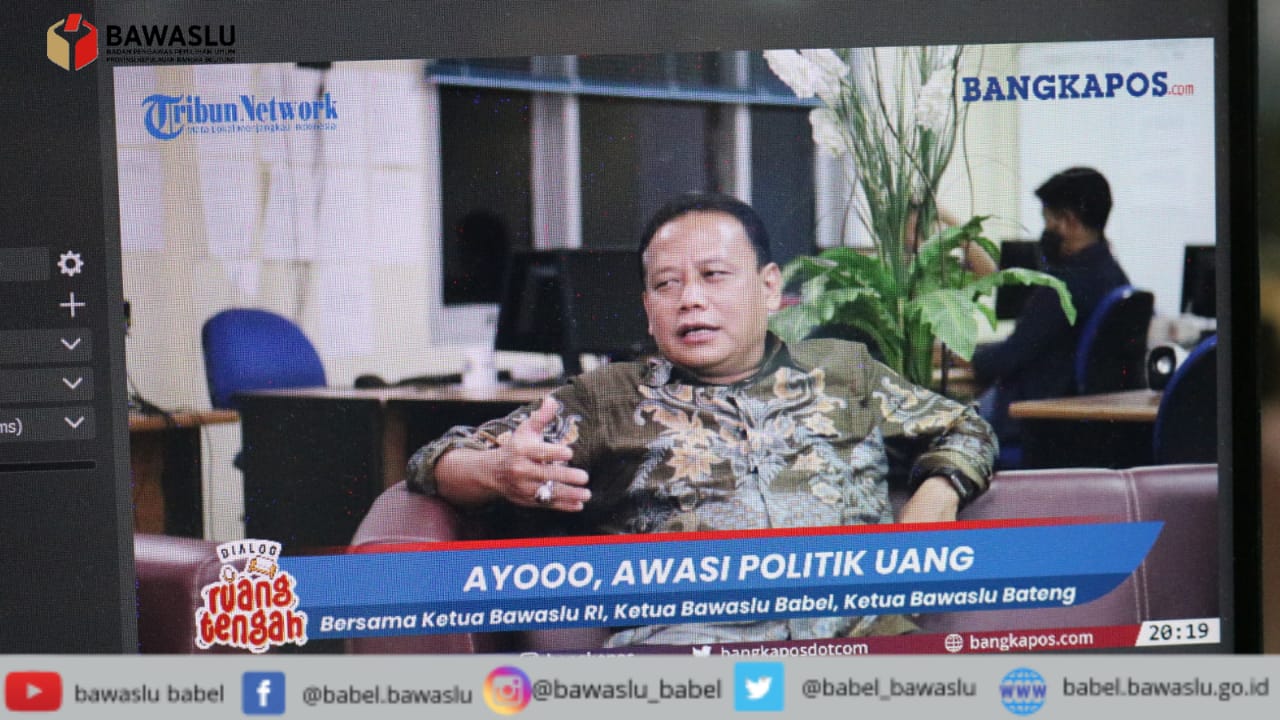 Ketua Bawaslu RI Sampaikan Kerawanan Pilkada Babel Saat Dialog di Bangka Pos