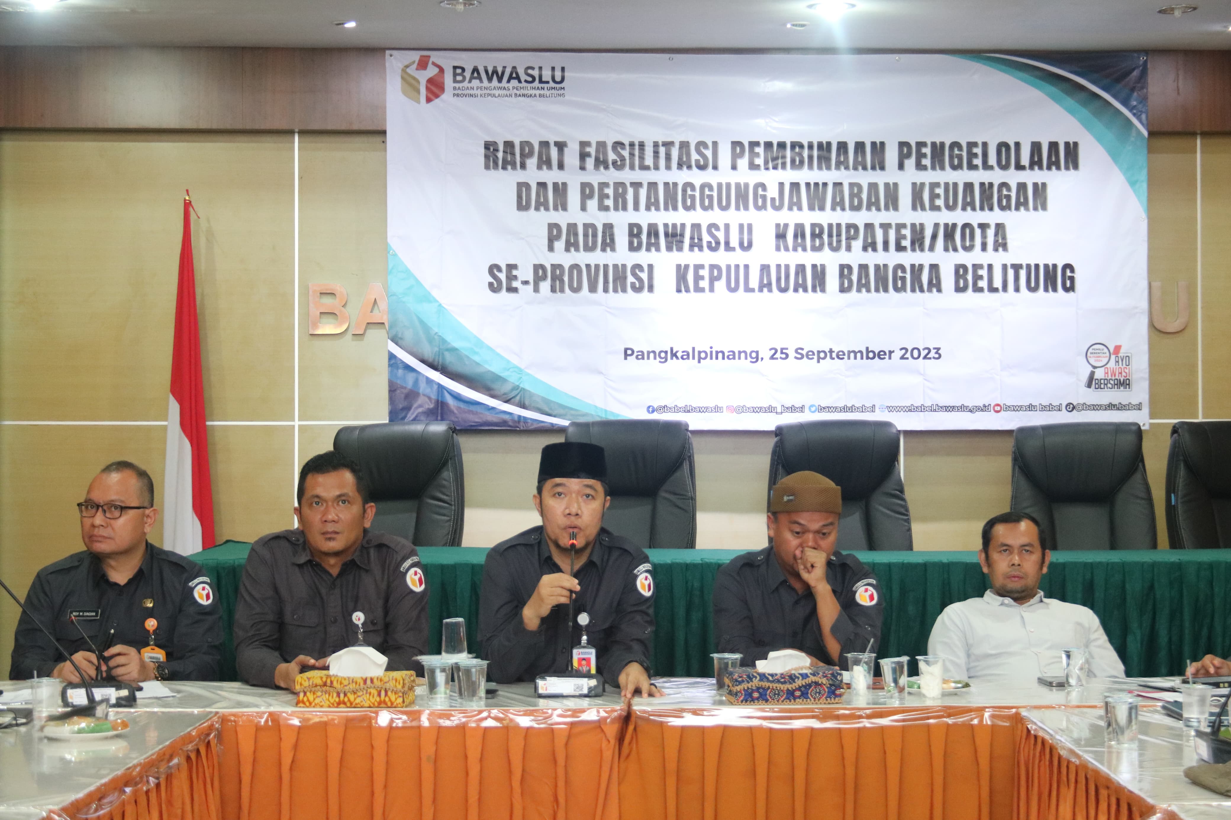 Bawaslu Babel Samakan Persepsi dengan Kabupaten/Kota dalam Pengelolaan dan Pertanggungjawaban Keuangan