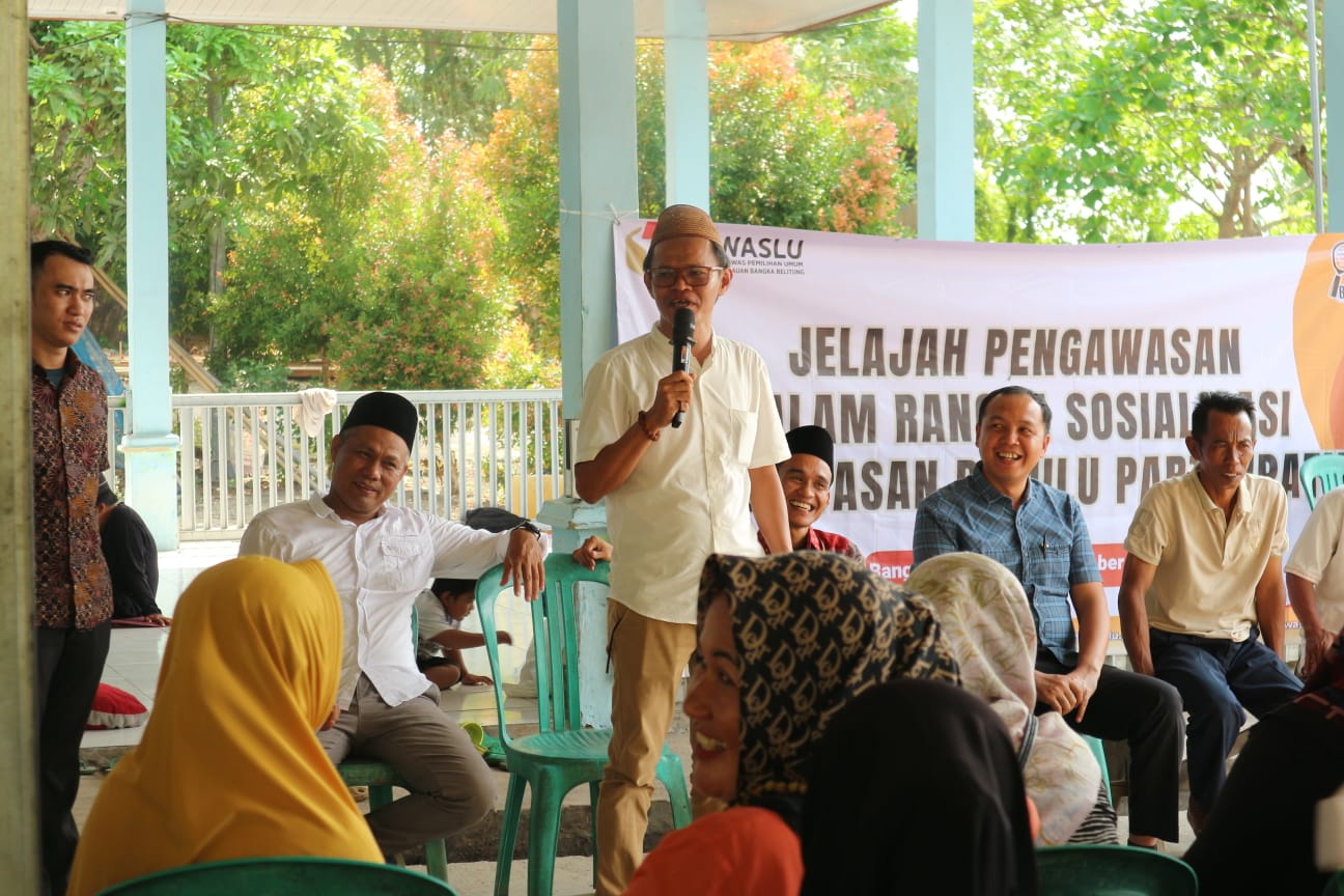 Sosialisasi Pengawasan Partisipatif, Sahirin Ajak Istri Nelayan Tolak Politik Uang