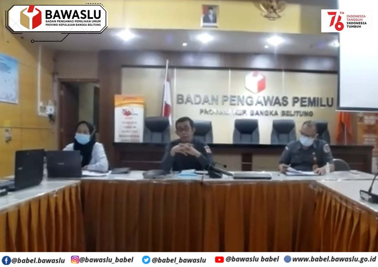 Bawaslu Babel Mulai Susun RAB Tahun Anggaran 2022