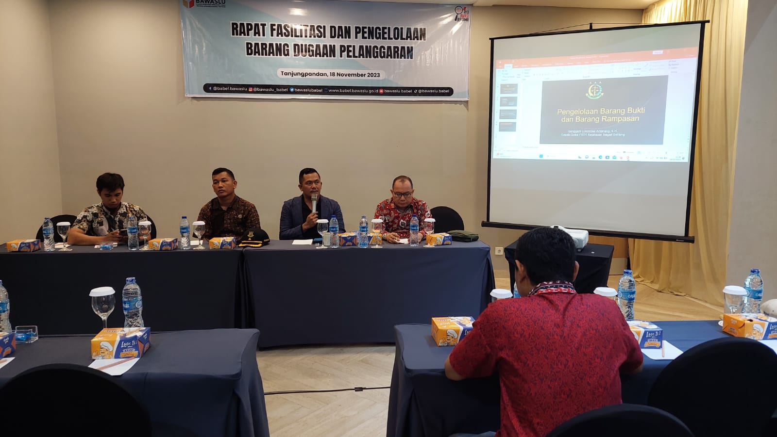 Novrian Ingatkan Jajaran Pentingnya Pengelolaan Barang Dugaan Pelanggaran