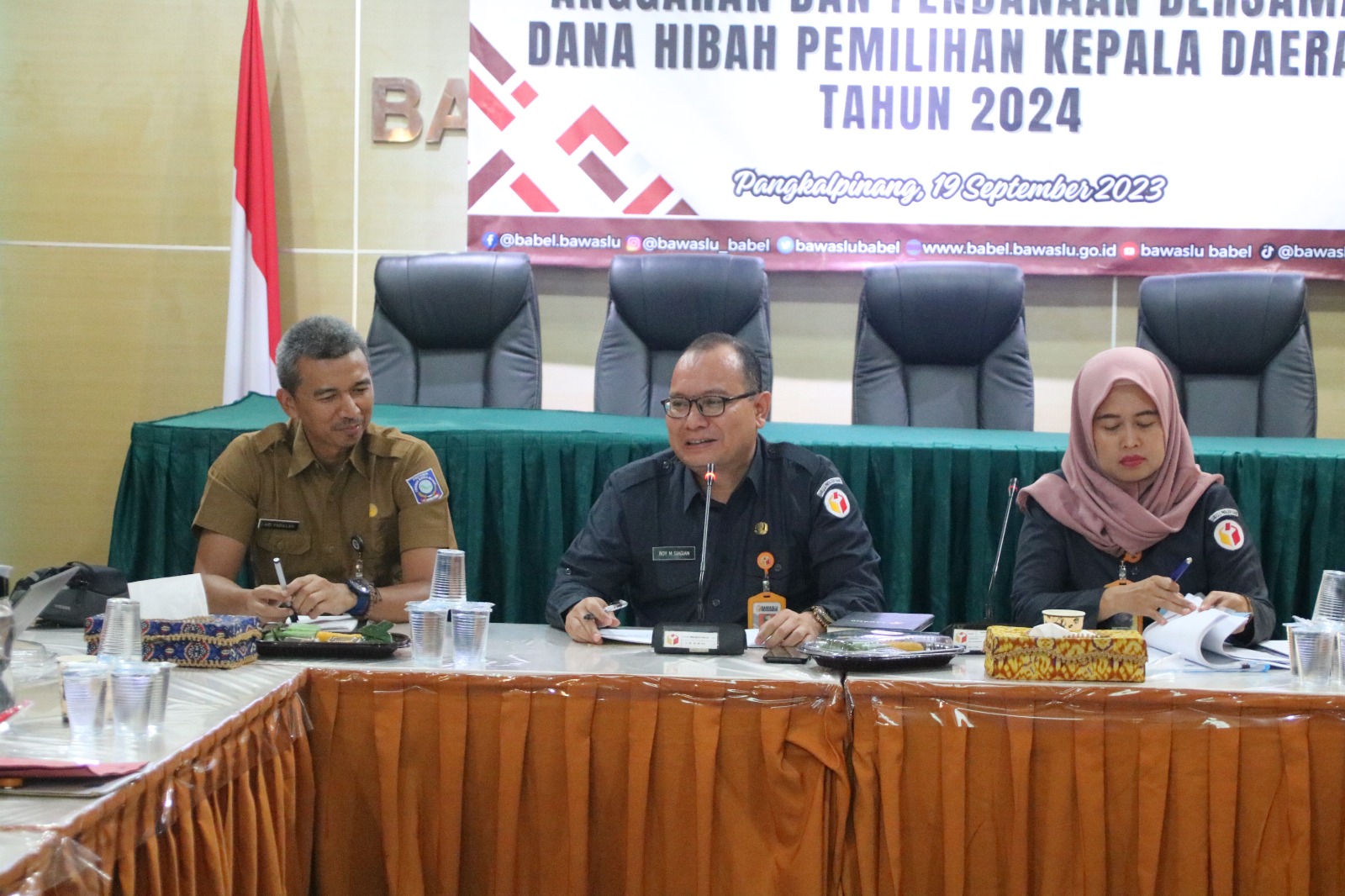 Bawaslu Babel Gelar Rapat Pembahasan Struktur Anggaran dan Pendanaan Dana Hibah Pilkada 2024