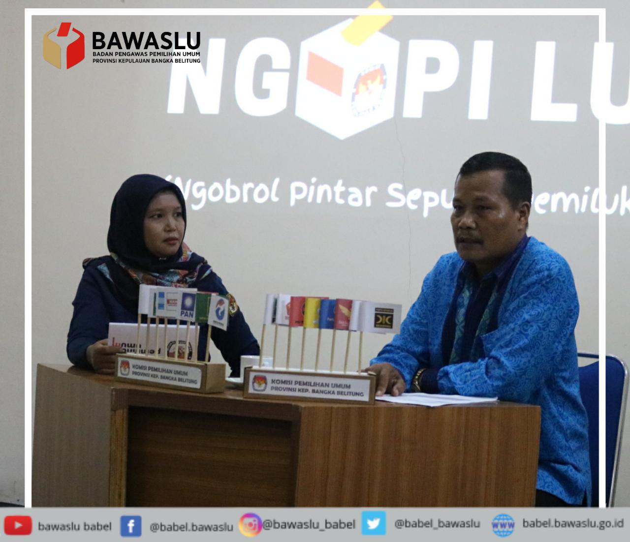 Jadi Narsum Dalam Dialog Ngopi Luk KPU Babel, Anggota Bawaslu Babel Firman: Sampaikan Klasifikasi Pelanggaran Pilkada 2020