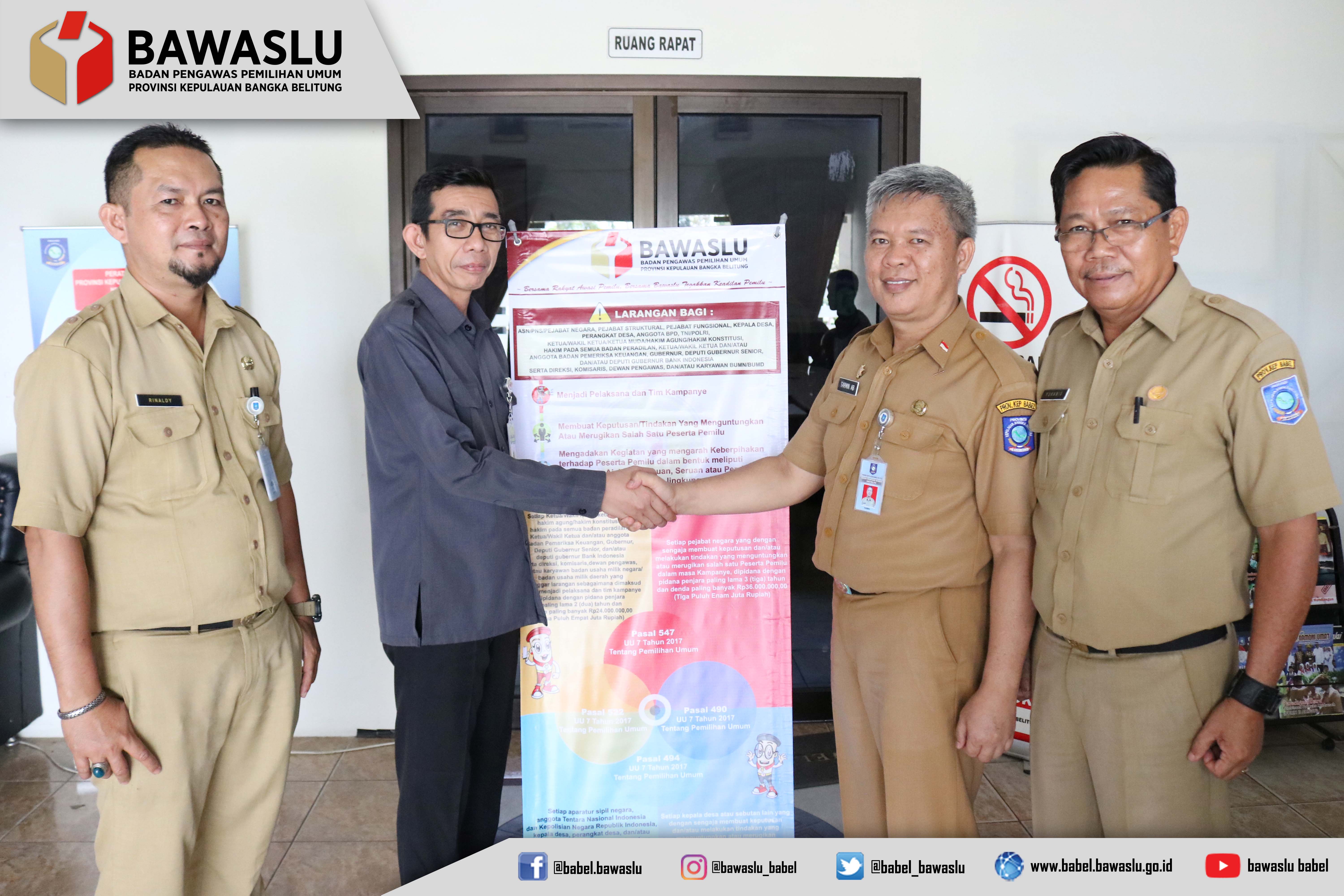 JELANG PEMILU 2019, BAWASLU BABEL HIMBAU ASN UNTUK NETRAL