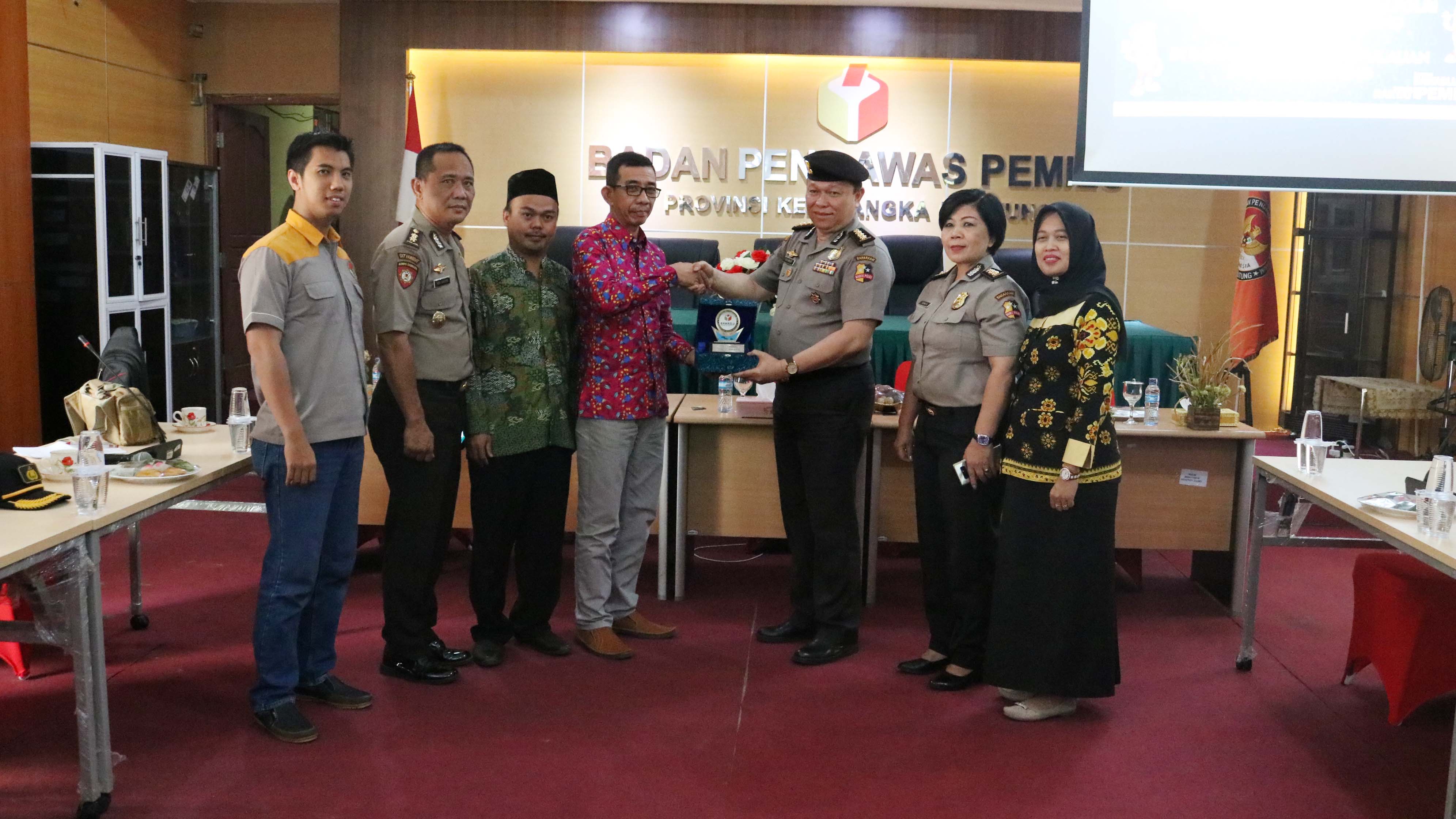 MABES POLRI DATANGI BAWASLU BABEL, INI YANG MEREKA LAKUKAN.