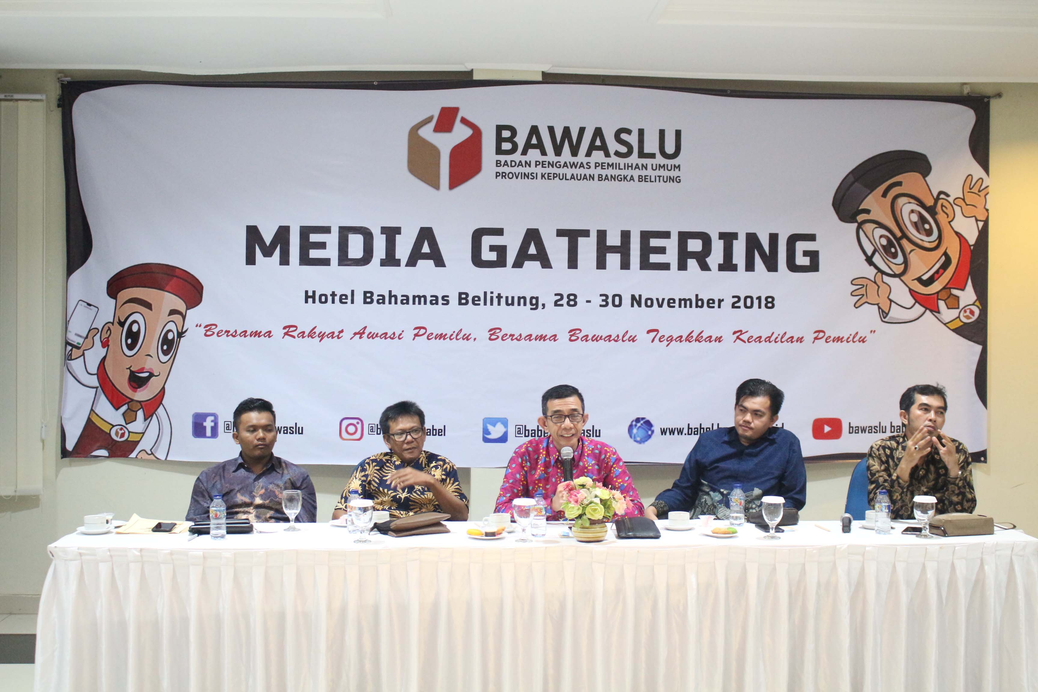 BAWASLU BABEL UNDANG 41 ORANG MEDIA MASSA