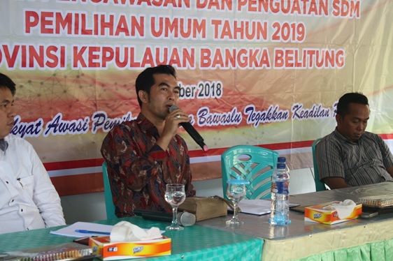 BAWASLU BABEL SAMBANGI DAERAH RAWAN DI BANGKA