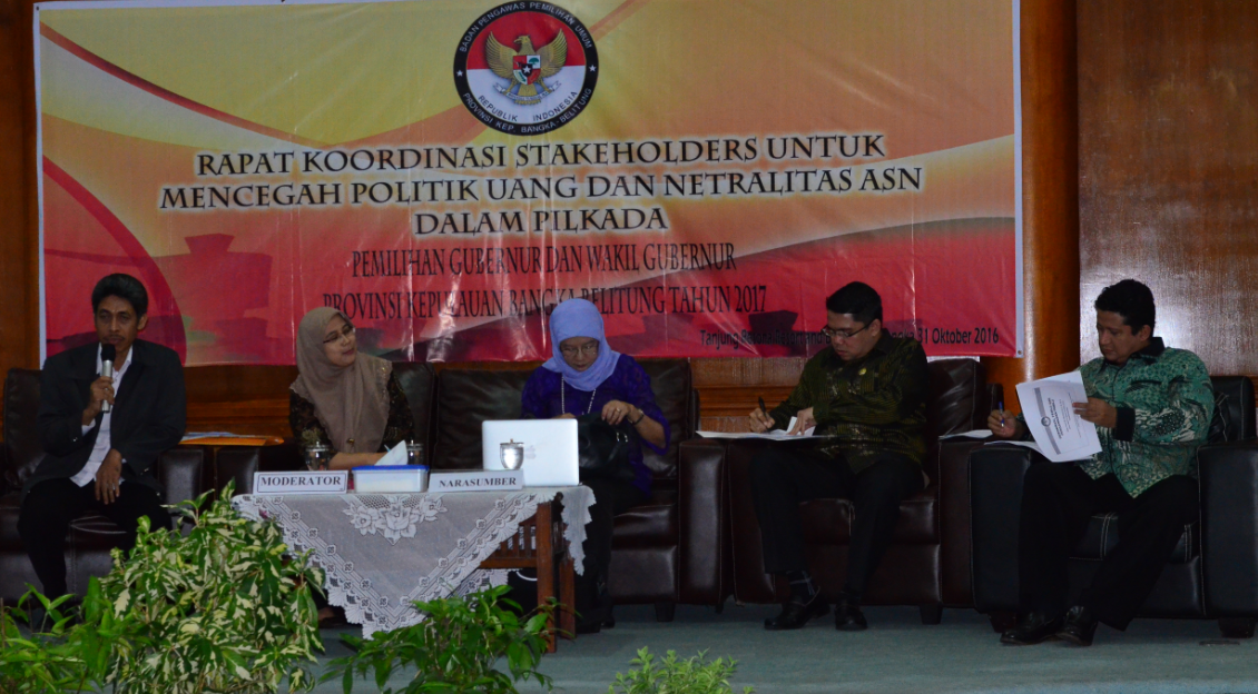 Bawaslu Rakor Pilgub Babel 2017
