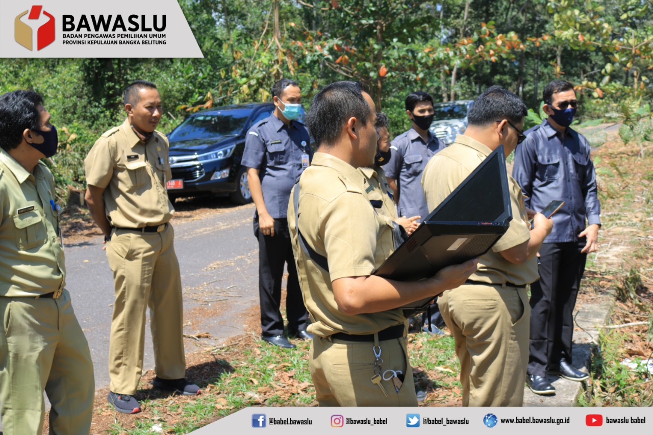 Bawaslu Babel Survei Lokasi Hibah Lahan dari Pemerintah Provinsi Babel
