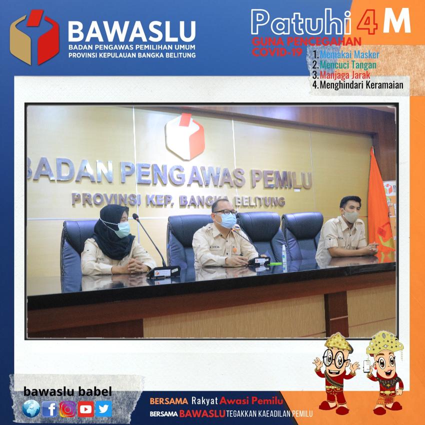 Kasek Bawaslu Babel Ingatkan Jajaran Bawaslu Babel Tingkatkan Kedisiplinan Guna Terapkan Zona Integritas