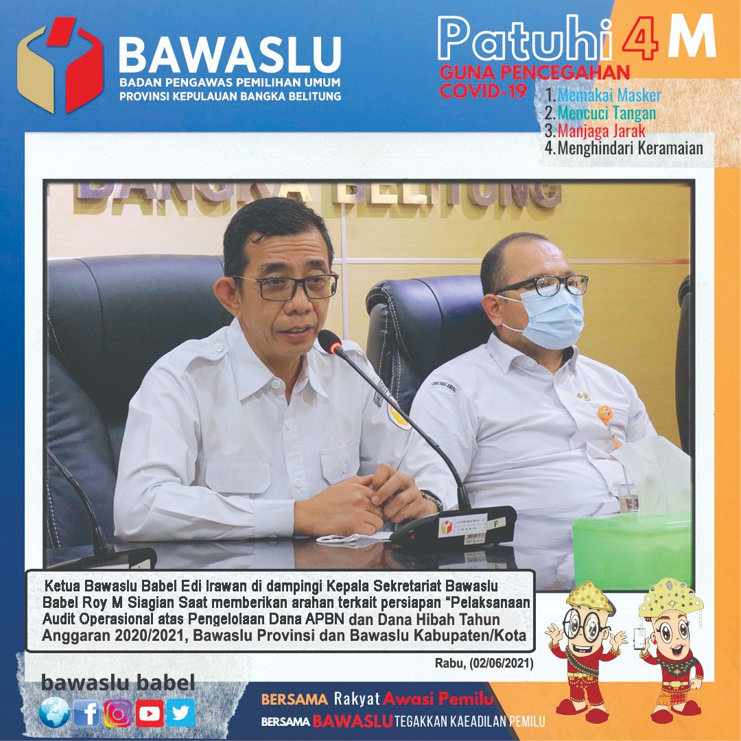 Bawaslu Babel Gelar Rapat Persiapan Audit Internal, Berharap Raih Hasil Terbaik