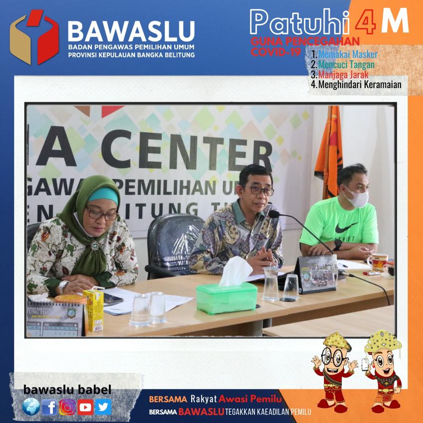 Tidak Ada Tahapan Pemilu, Edi Minta Bawaslu Belitung dan Belitung Timur Jaga Eksistensi Kerjasama Antar Lembaga