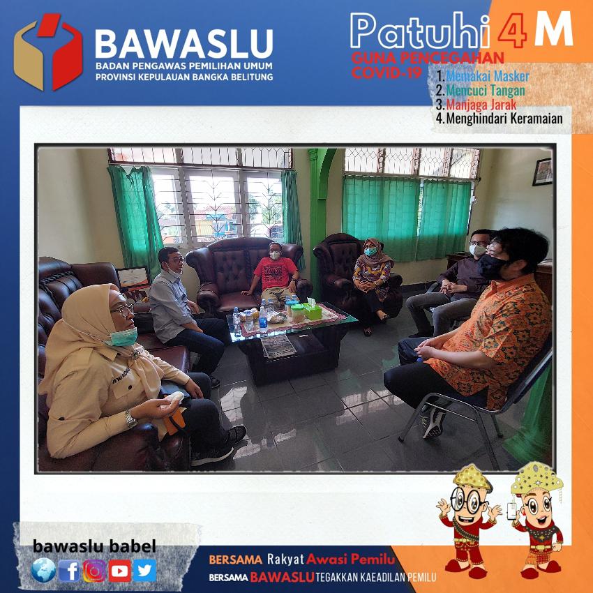 Kunjungi Bawaslu Belitung dan Beltim, Dewi Paparkan Target Humas Bawaslu di Babel