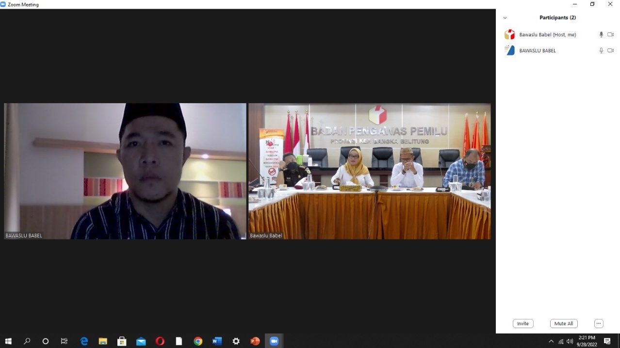 Bawaslu Babel Bahas Tugas dan Fungsi Sentra Gakkumdu Bersama Kepolisian dan Kejaksaan