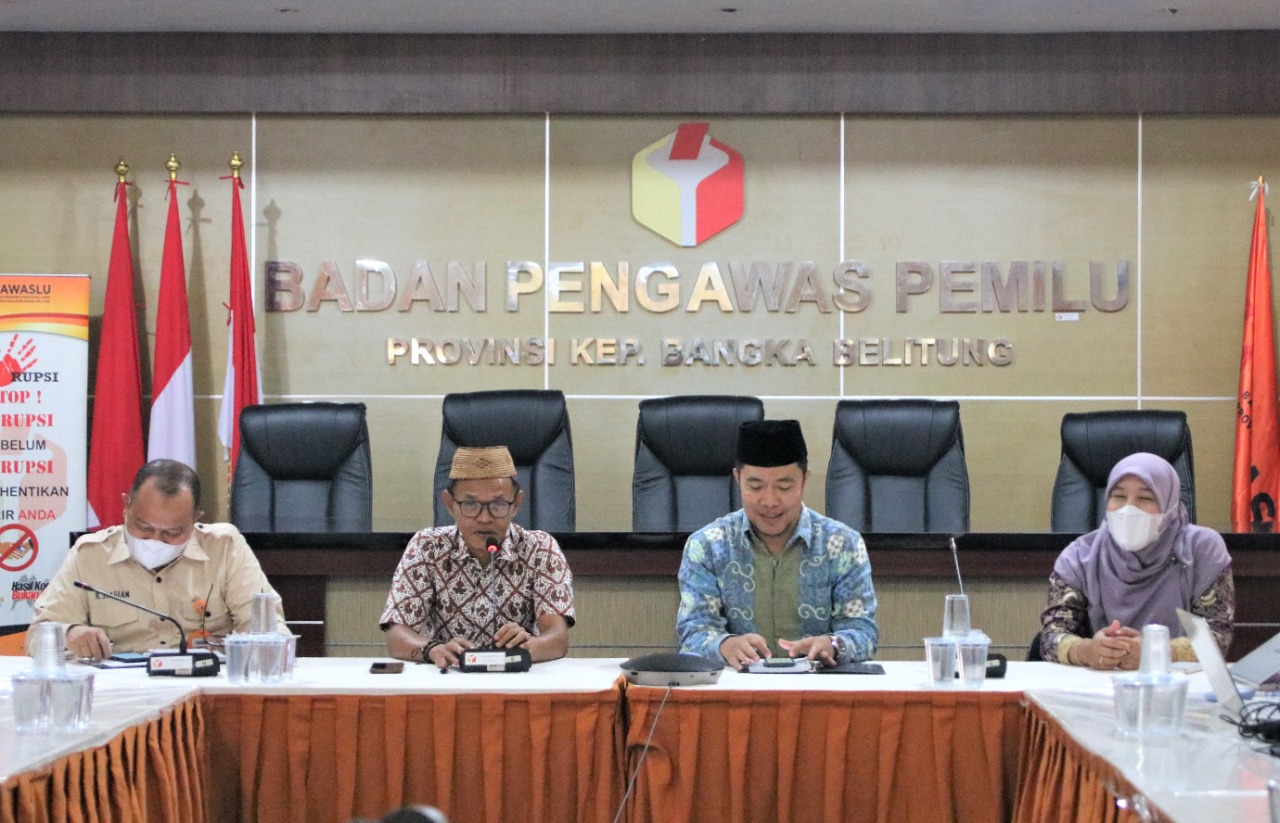 Pentingnya Langkah Pencegahan Resiko, Bawaslu Babel Lakukan Sosialisasi Manajemen Resiko kepada Jajaran