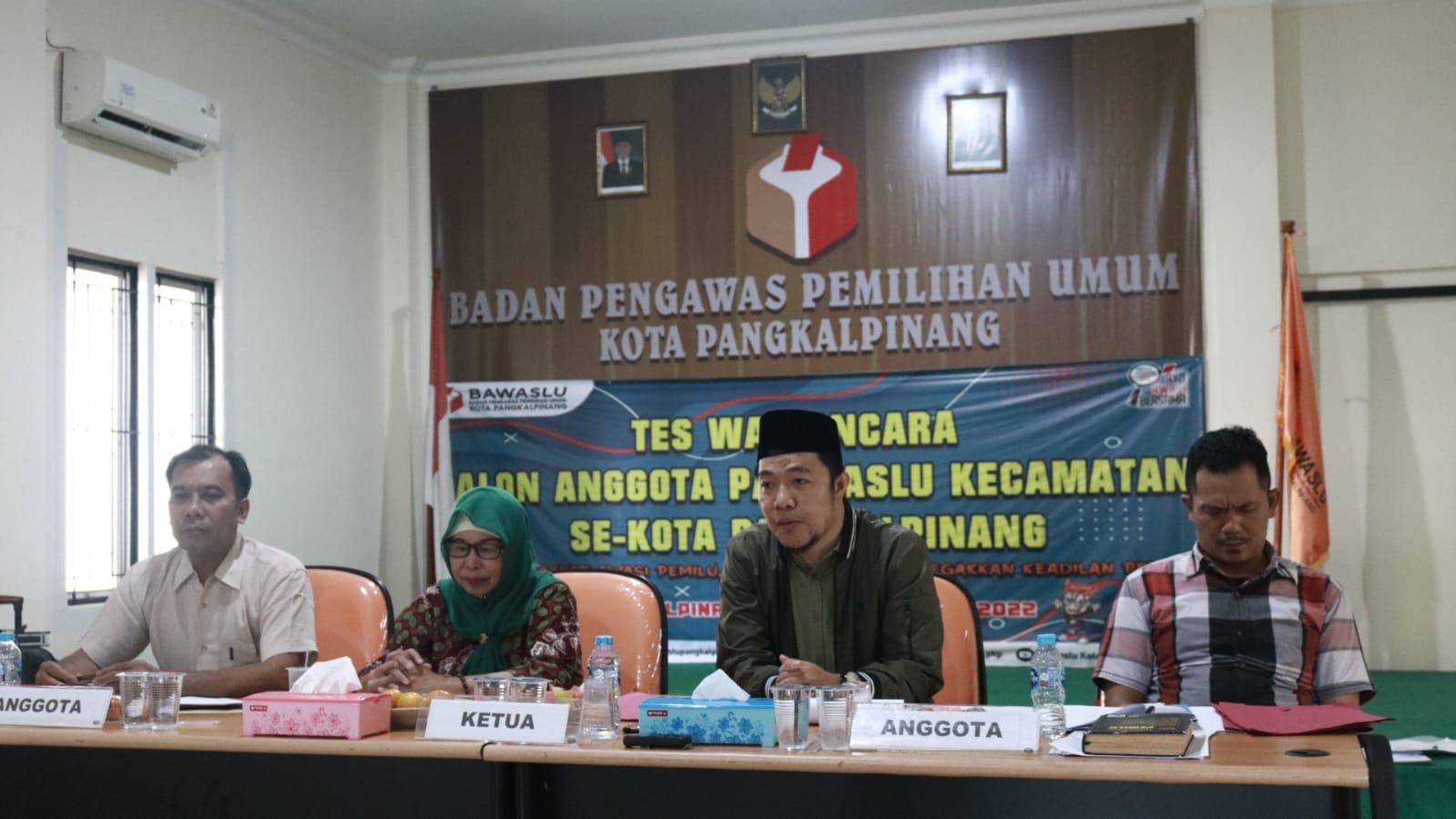 Ketua Bawaslu Babel Berharap Panwascam Terpilih, Komitmen, Berintegritas dan Berkontribusi bagi Lembaga