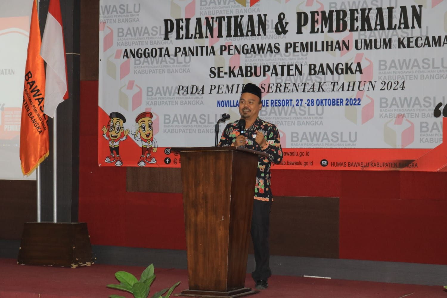 Panwascam se Kabupaten Bangka Resmi Dilantik, 2 Orang Mengundurkan Diri