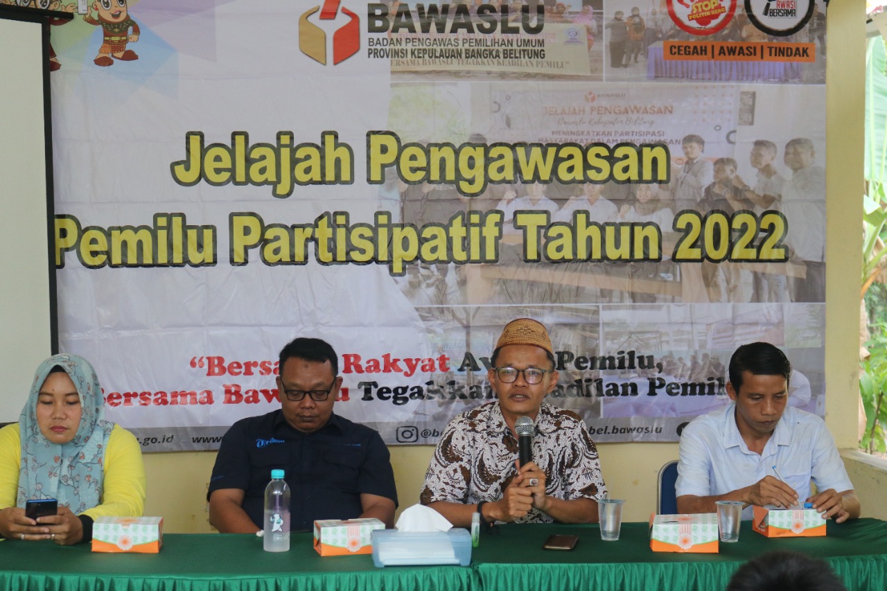 Jelajah Pengawasan Pemilu Partisipatif Hadir di Desa Kebintik.