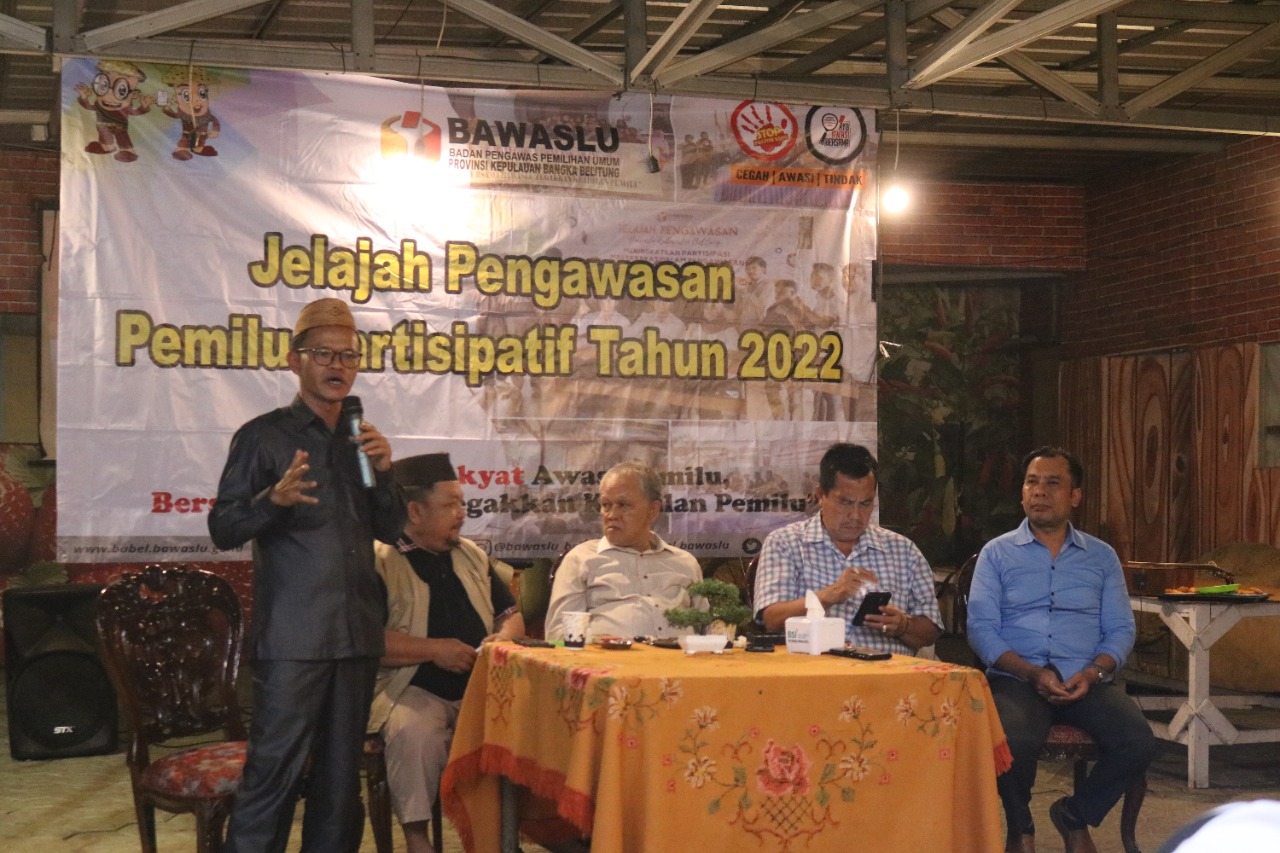 Jadi Mitra Strategis, Bawaslu Babel Sosialisasi Pengawasan Partisipatif Kepada Awak Media