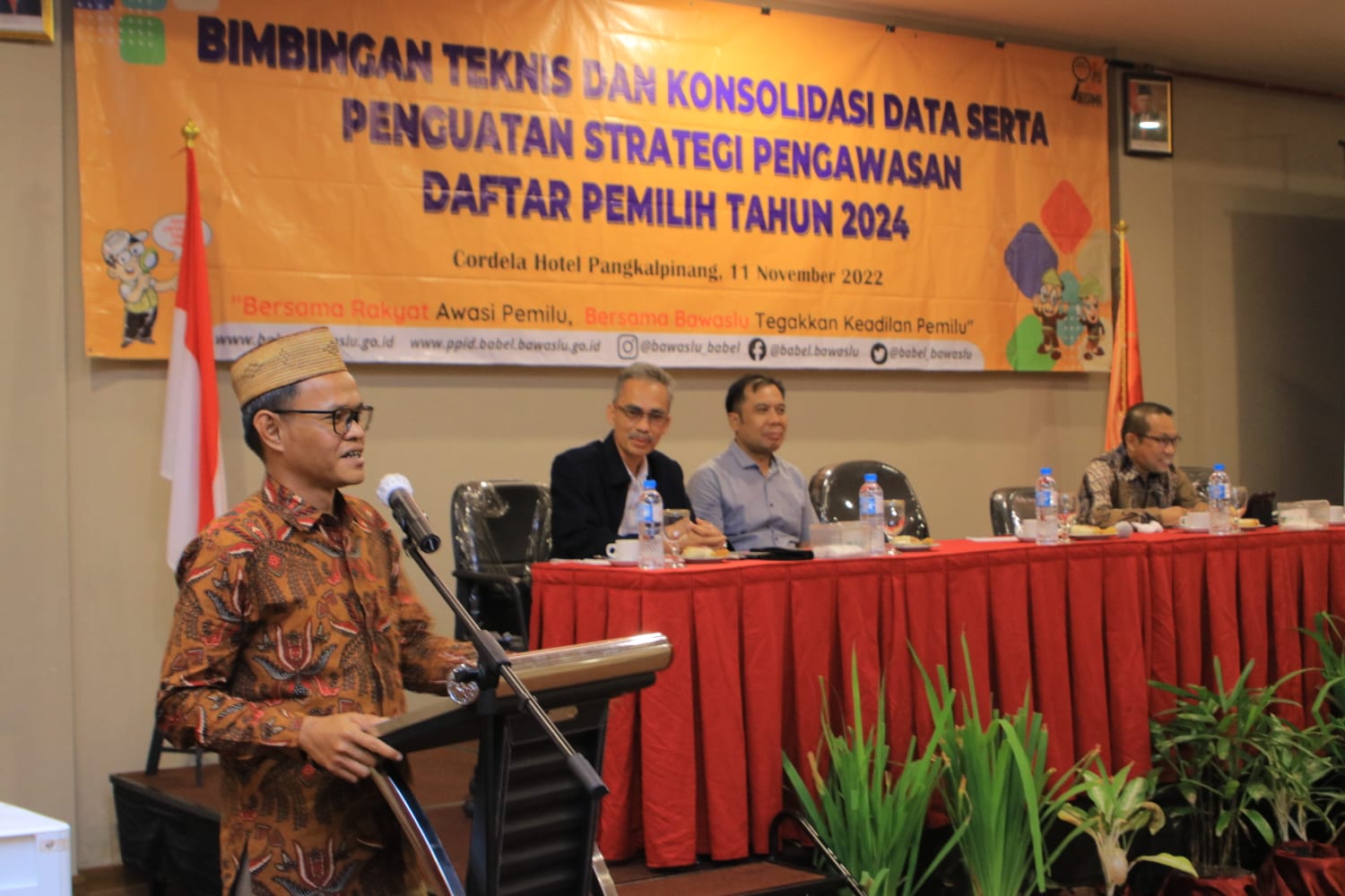 Komitmen Jaga Hak Pilih, Bawaslu Babel Gelar Bimtek Pengawasan Daftar Pemilih