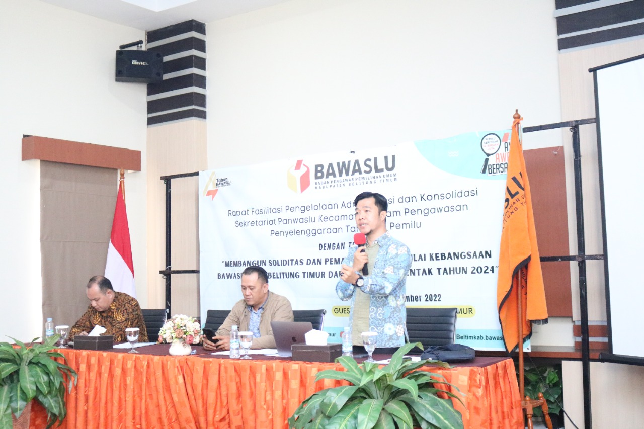 Ketua Bawaslu Babel Sampaikan Pentingnya SIMP Sebagai Nilai Dasar Pengawas Pemilu