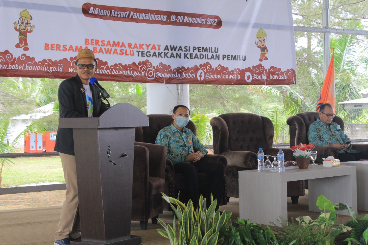 Ajak Masyarakat Awasi Pemilu, Bawaslu Babel Sosialisasikan Pengawasan Pemilu Partisipatif