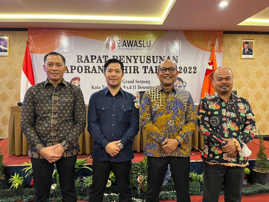 Optimalkan Pembuatan Laporan Lembaga, Bawaslu Babel Ikuti Rapat Penyusunan Laporan Akhir Tahun